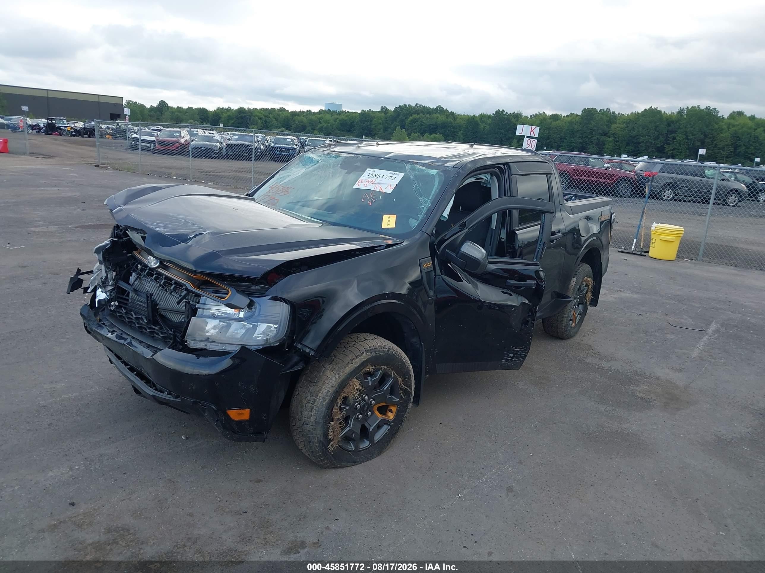 2023 Ford Maverick Xlt Black vin: 3FTTW8G91PRA97041