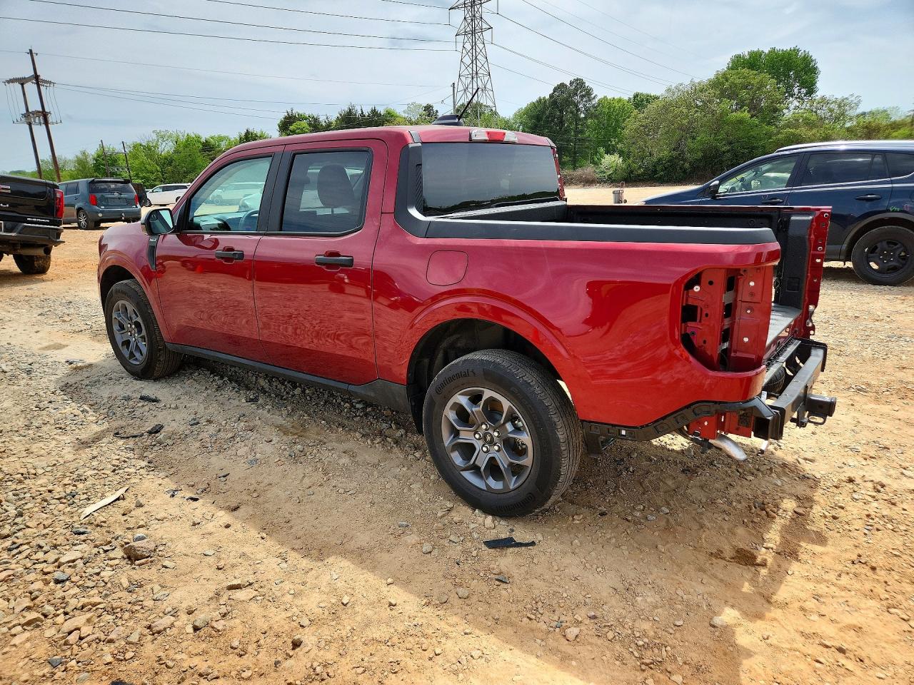 2025 Ford Maverick Xlt Burgundy vin: 3FTTW8H37SRB23726