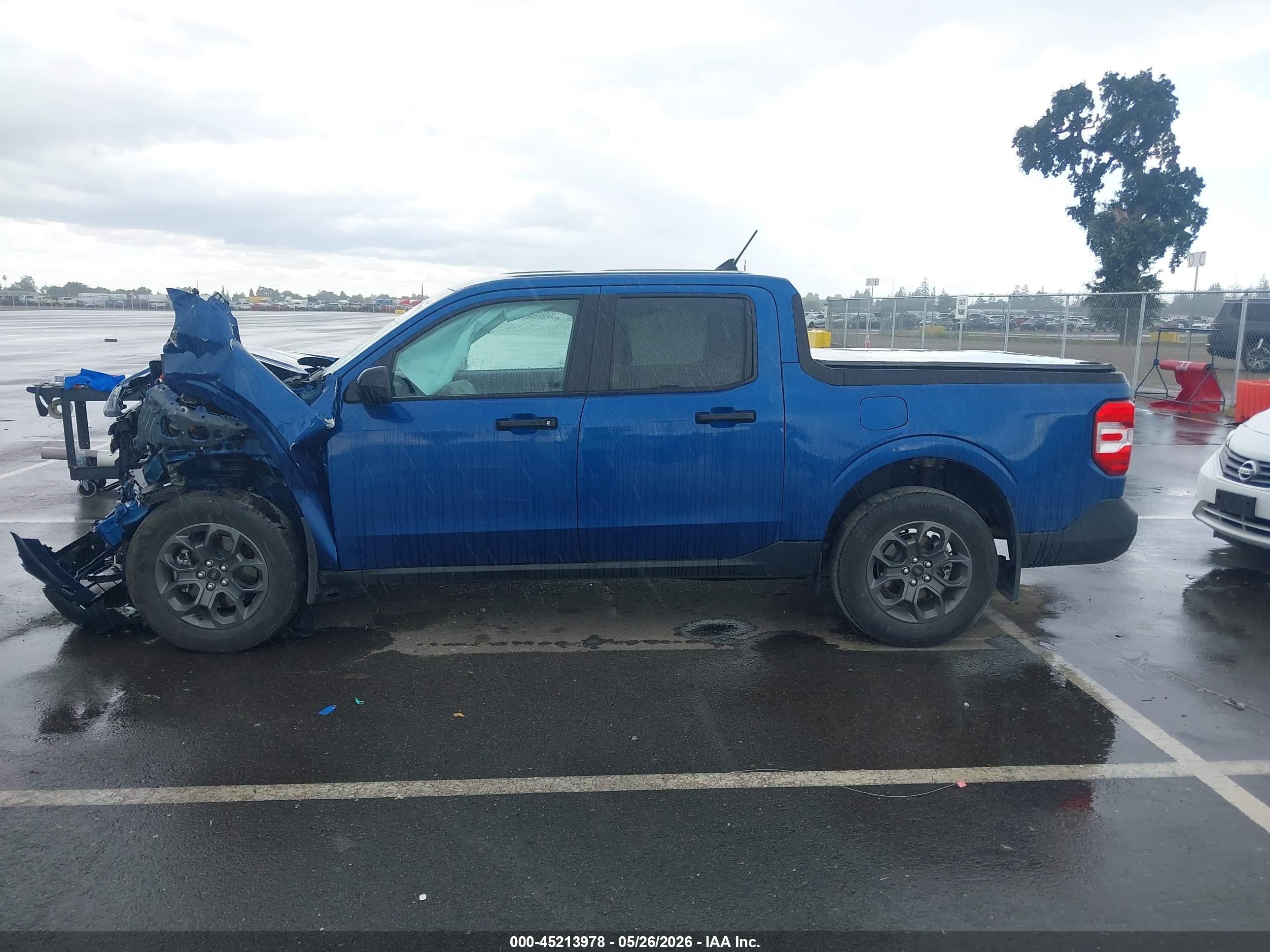 2024 Ford Maverick Xlt Синий vin: 3FTTW8H39RRA33522
