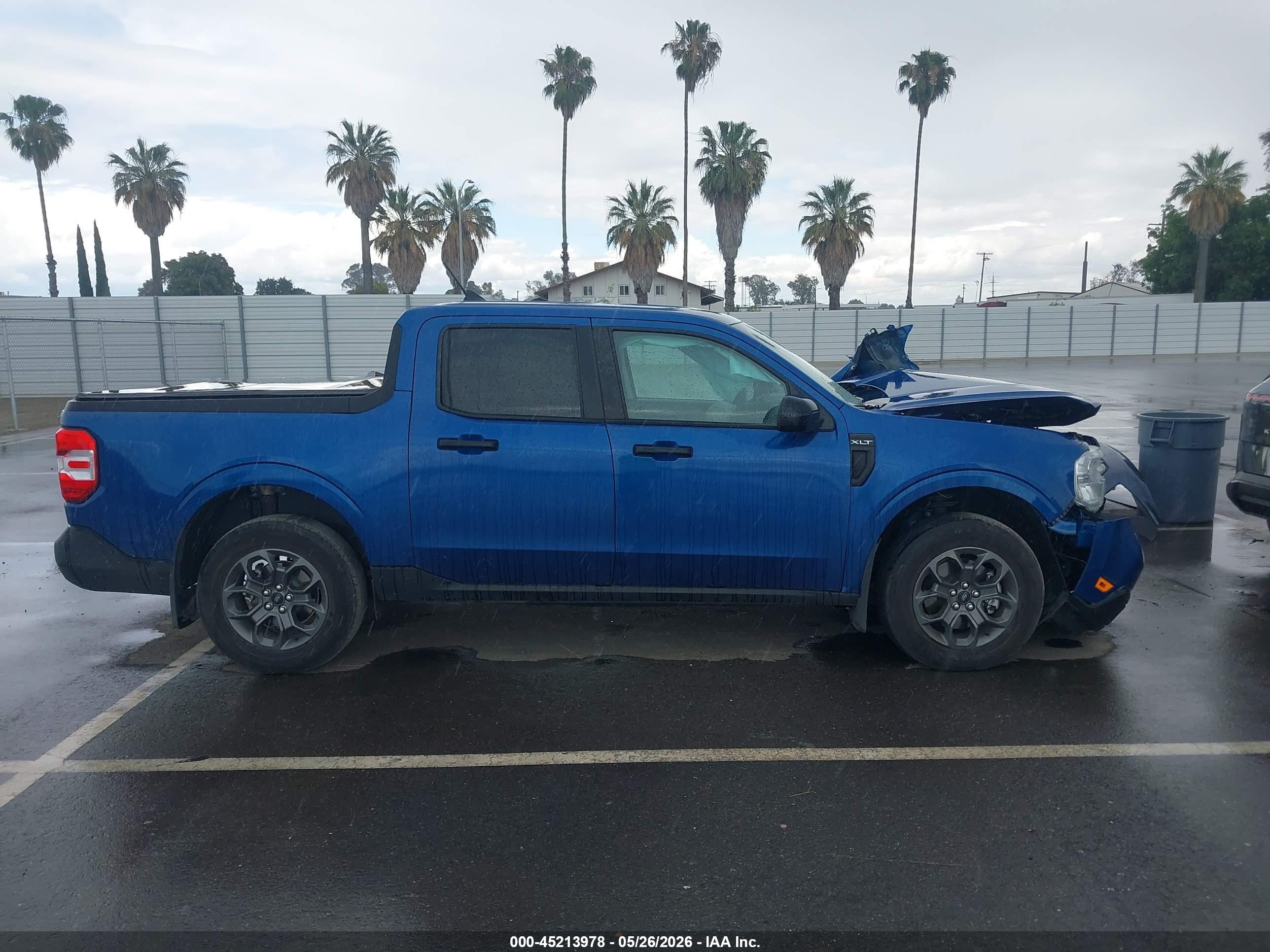 2024 Ford Maverick Xlt Синий vin: 3FTTW8H39RRA33522