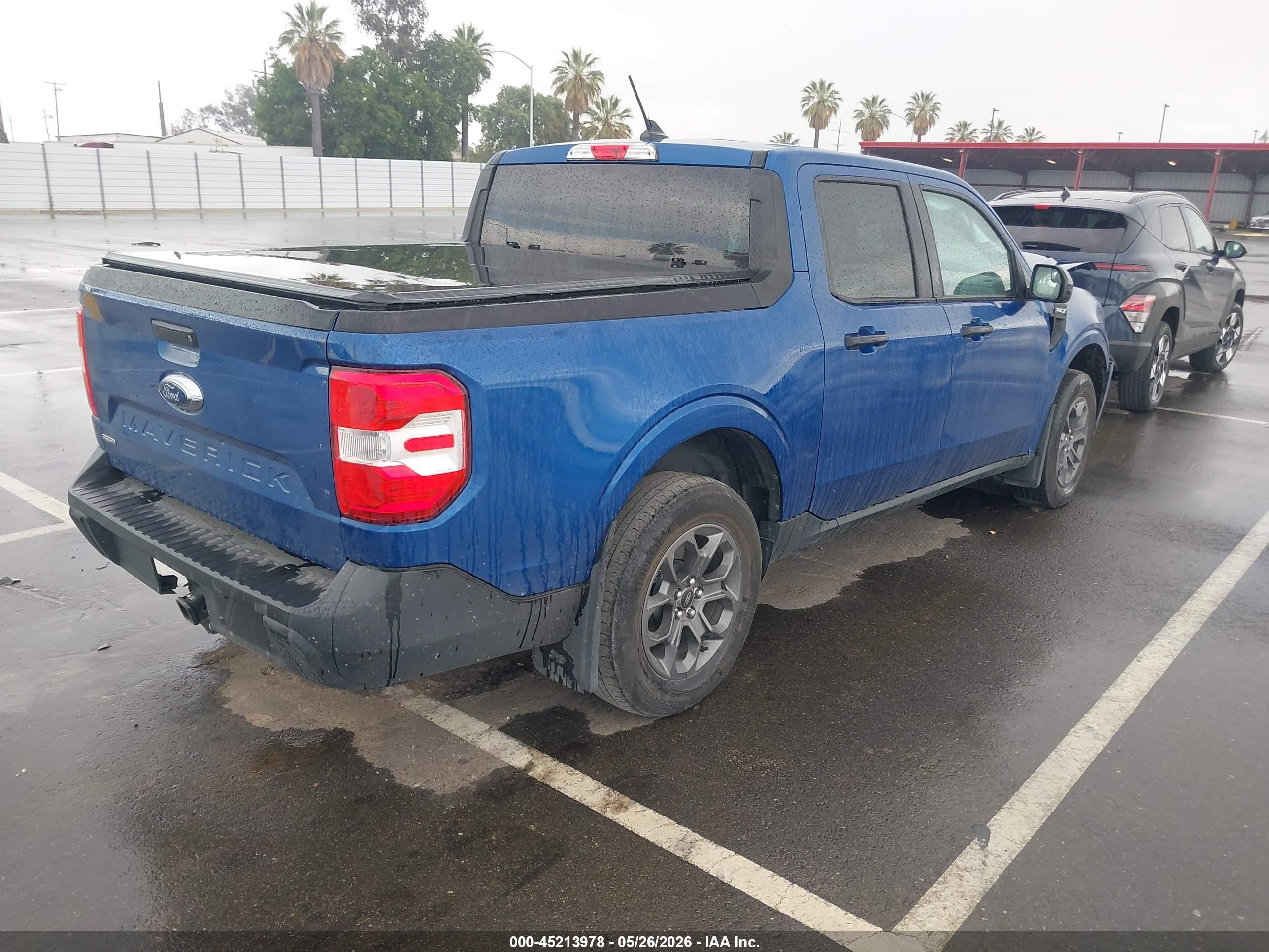 2024 Ford Maverick Xlt Синий vin: 3FTTW8H39RRA33522