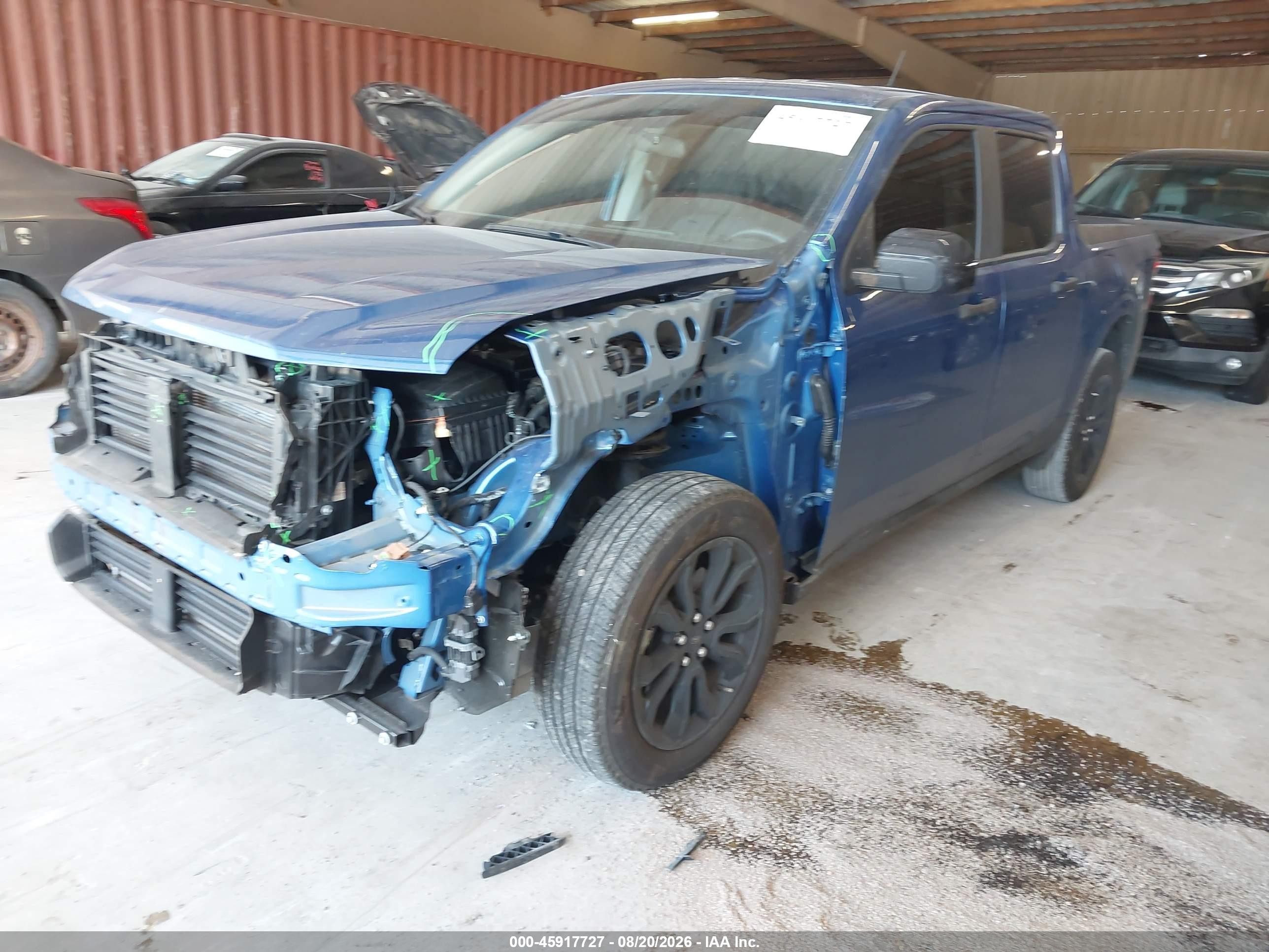 2024 Ford Maverick Xlt Blue vin: 3FTTW8J90RRA21922