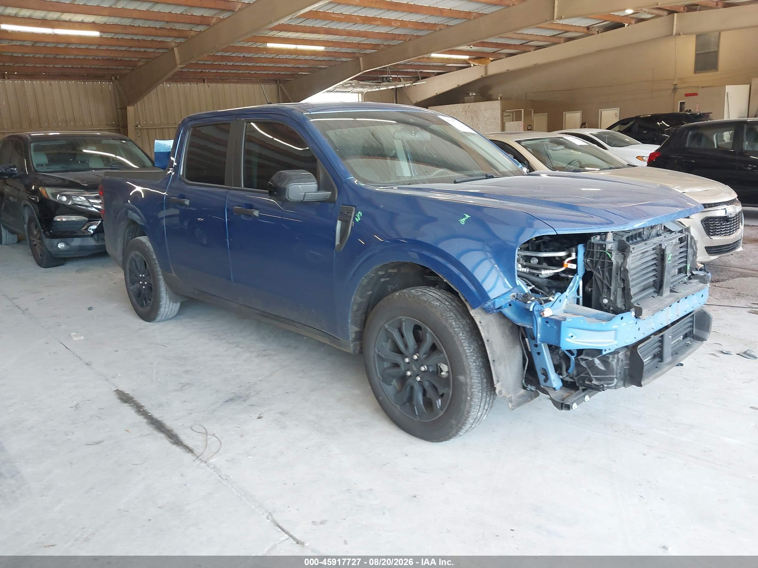 2024 Ford Maverick Xlt Blue vin: 3FTTW8J90RRA21922