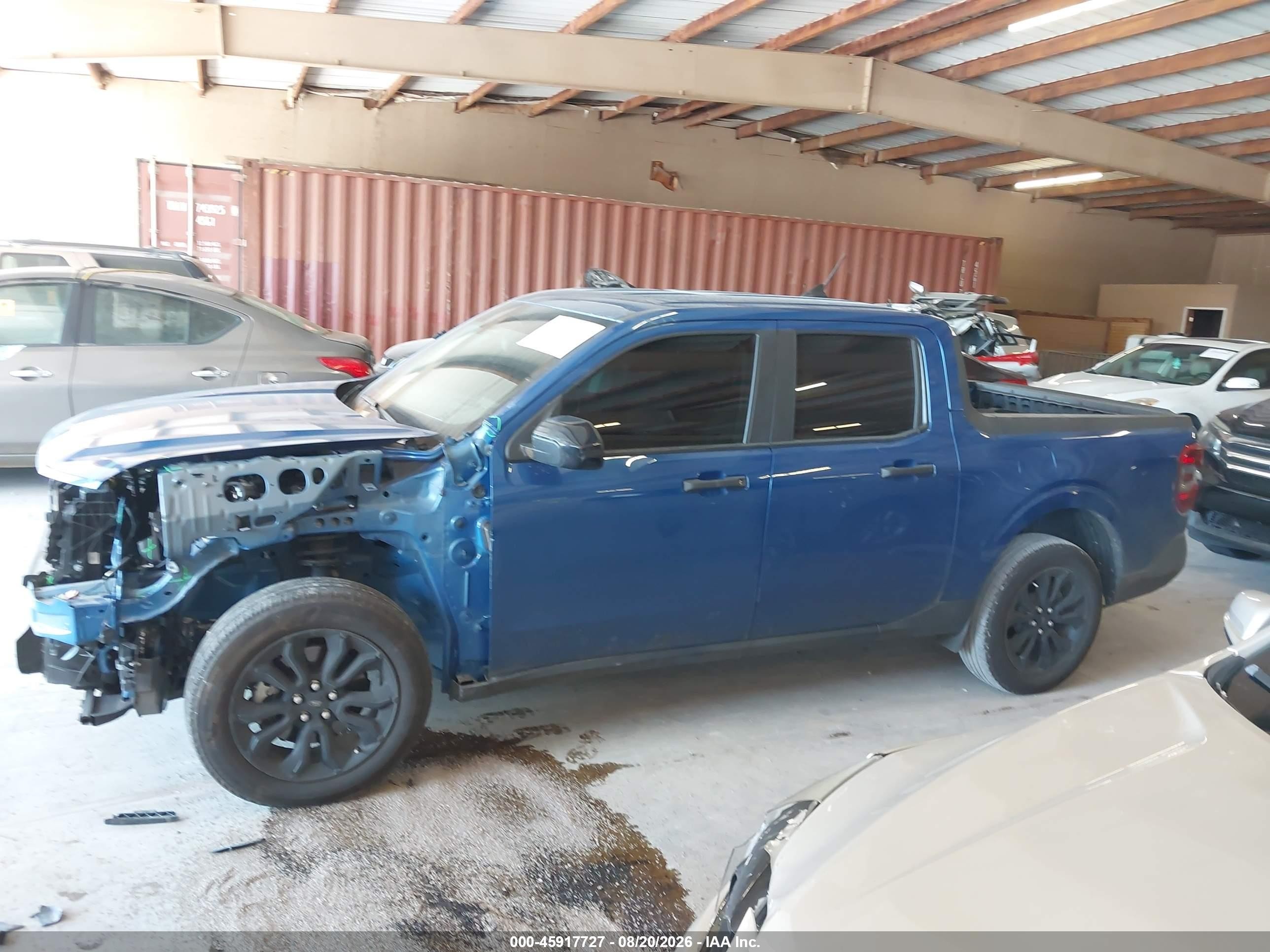 2024 Ford Maverick Xlt Blue vin: 3FTTW8J90RRA21922