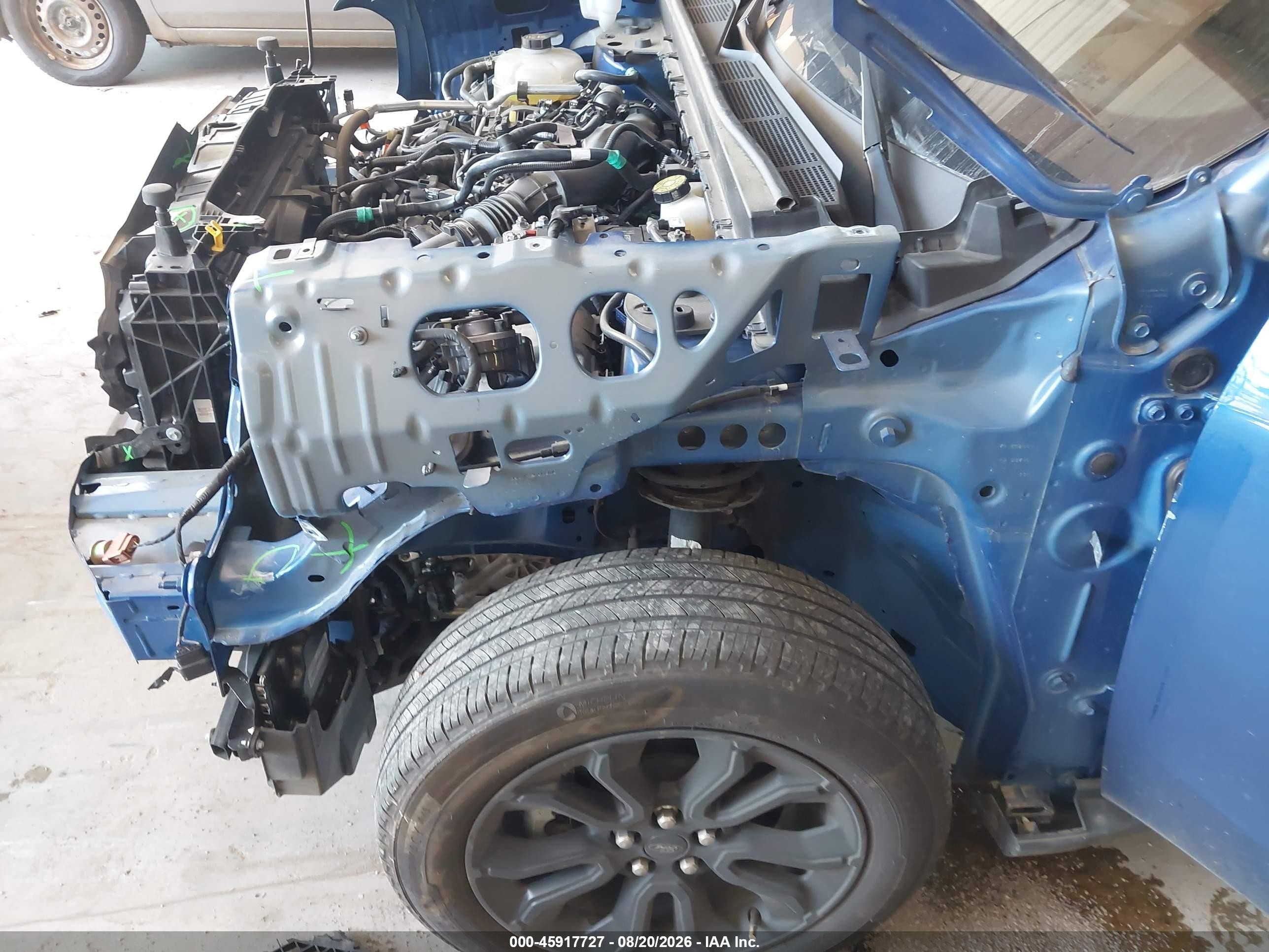 2024 Ford Maverick Xlt Blue vin: 3FTTW8J90RRA21922