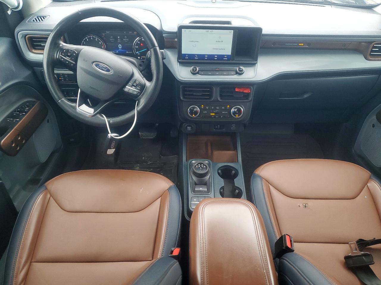 2024 Ford Maverick Lariat Blue vin: 3FTTW8S93RRA06569