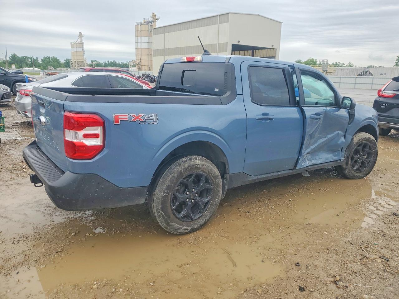 2024 Ford Maverick Lariat Blue vin: 3FTTW8S93RRA06569