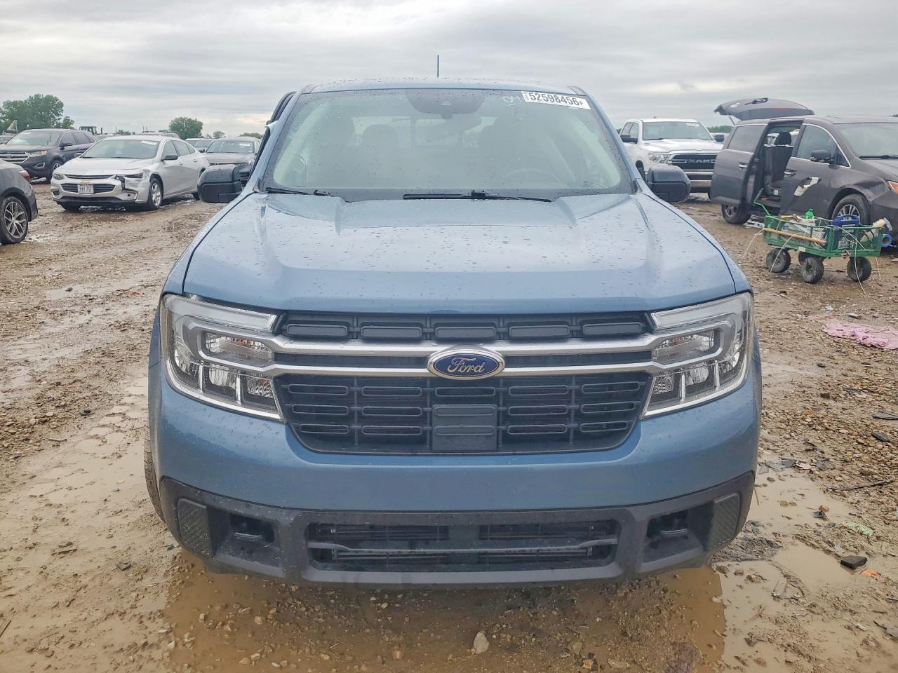 2024 Ford Maverick Lariat Blue vin: 3FTTW8S93RRA06569