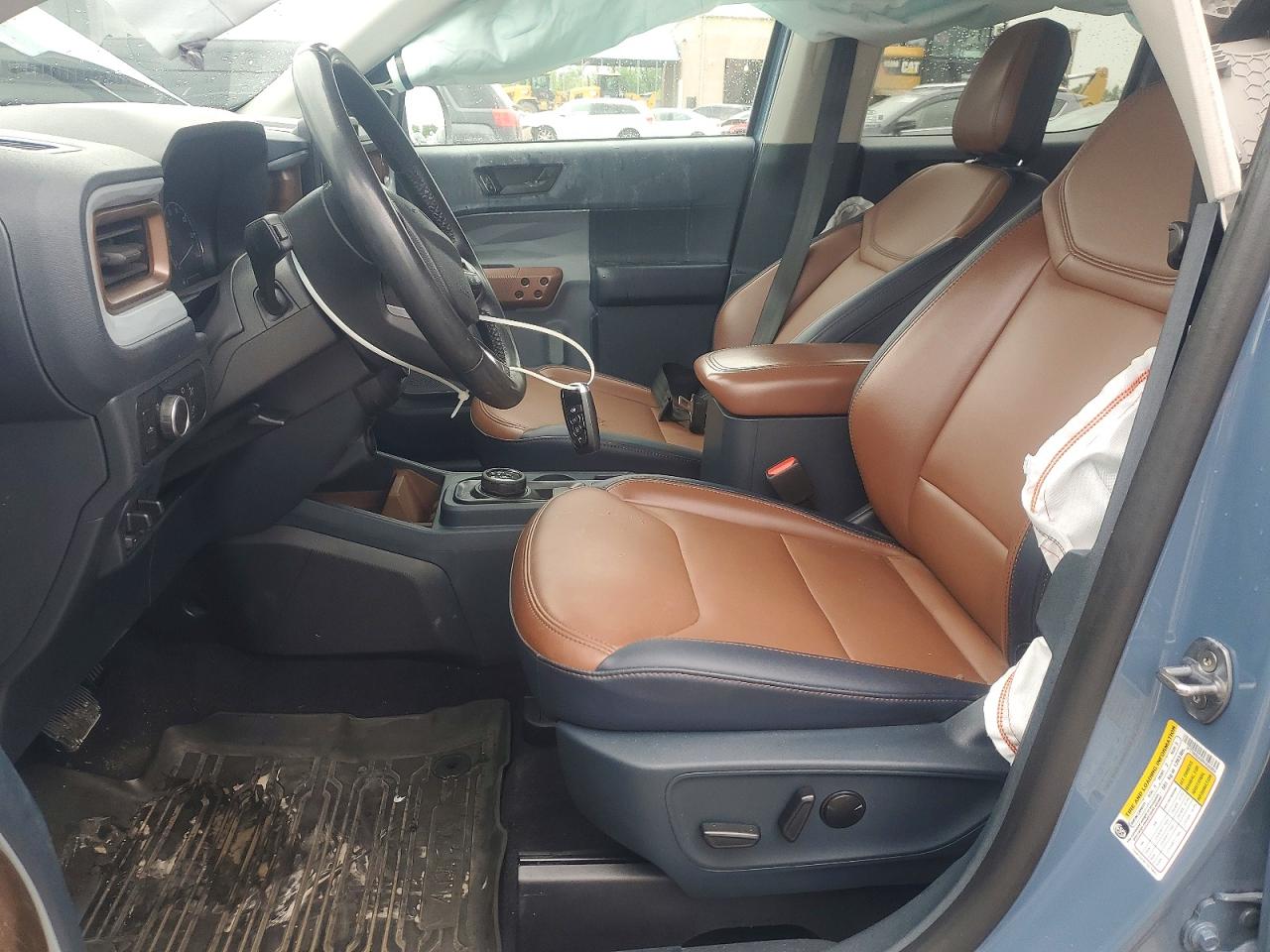 2024 Ford Maverick Lariat Blue vin: 3FTTW8S93RRA06569