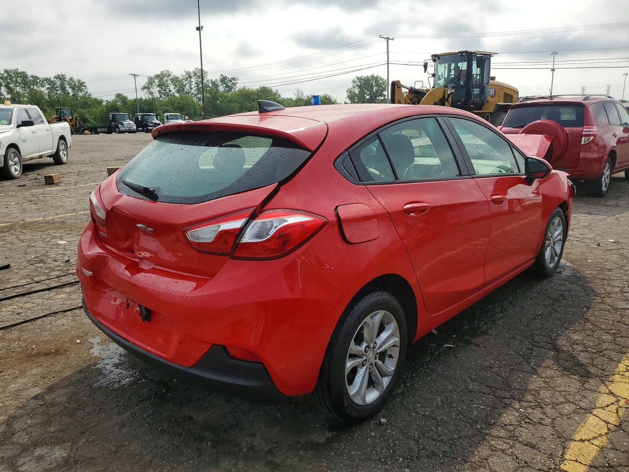 2019 Chevrolet Cruze Ls Red vin: 3G1BC6SM5KS575122