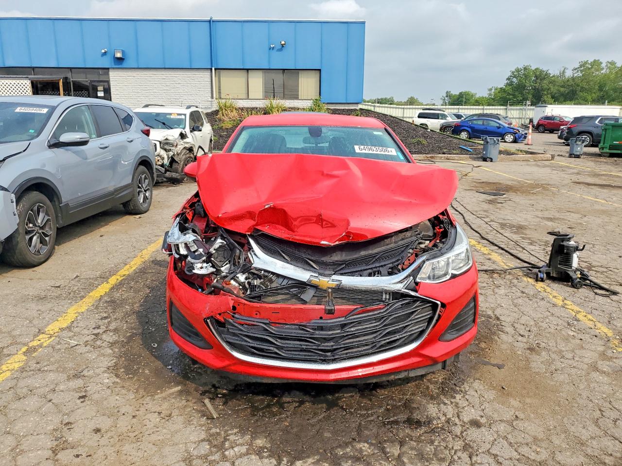 2019 Chevrolet Cruze Ls Red vin: 3G1BC6SM5KS575122