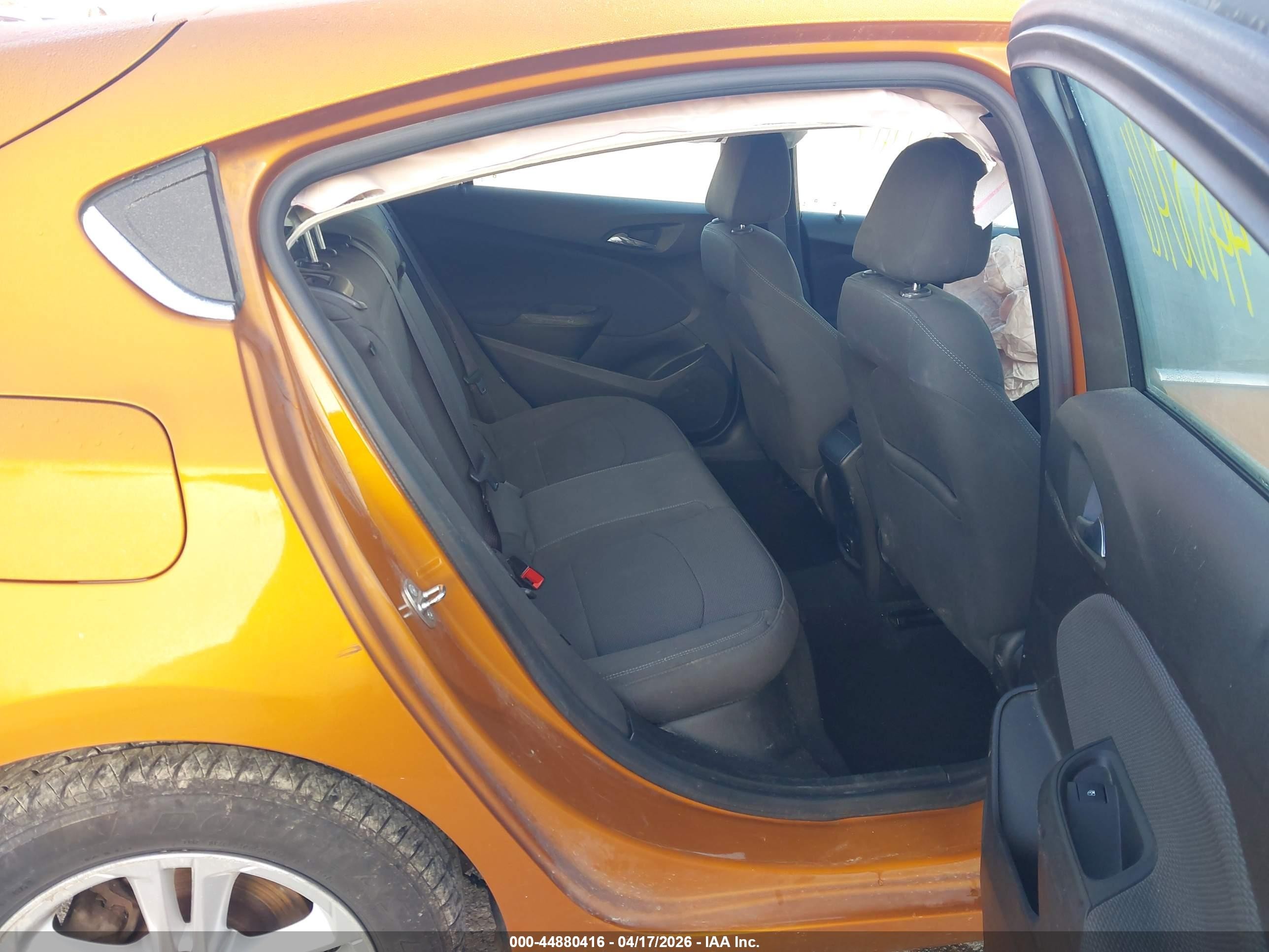 2017 Chevrolet Cruze Lt Auto Orange vin: 3G1BE6SM1HS592650