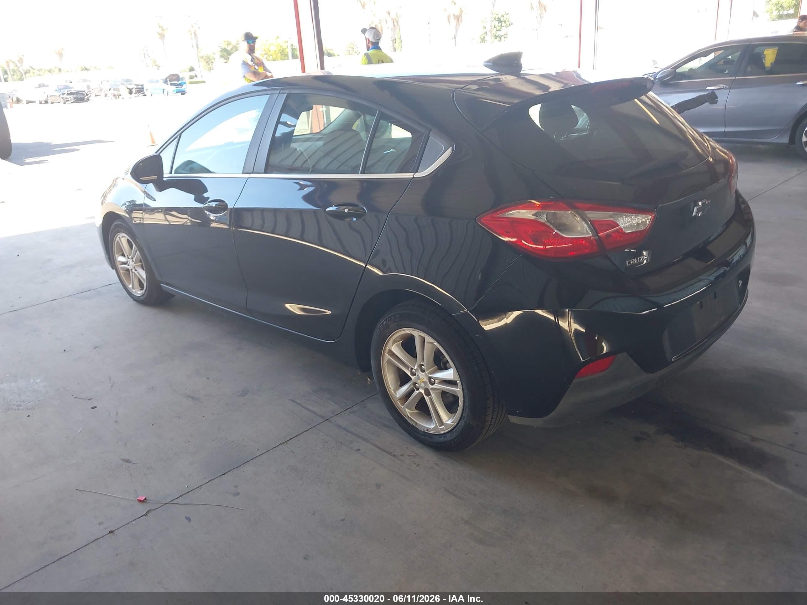 2018 Chevrolet Cruze Lt Auto Black vin: 3G1BE6SM1JS653078