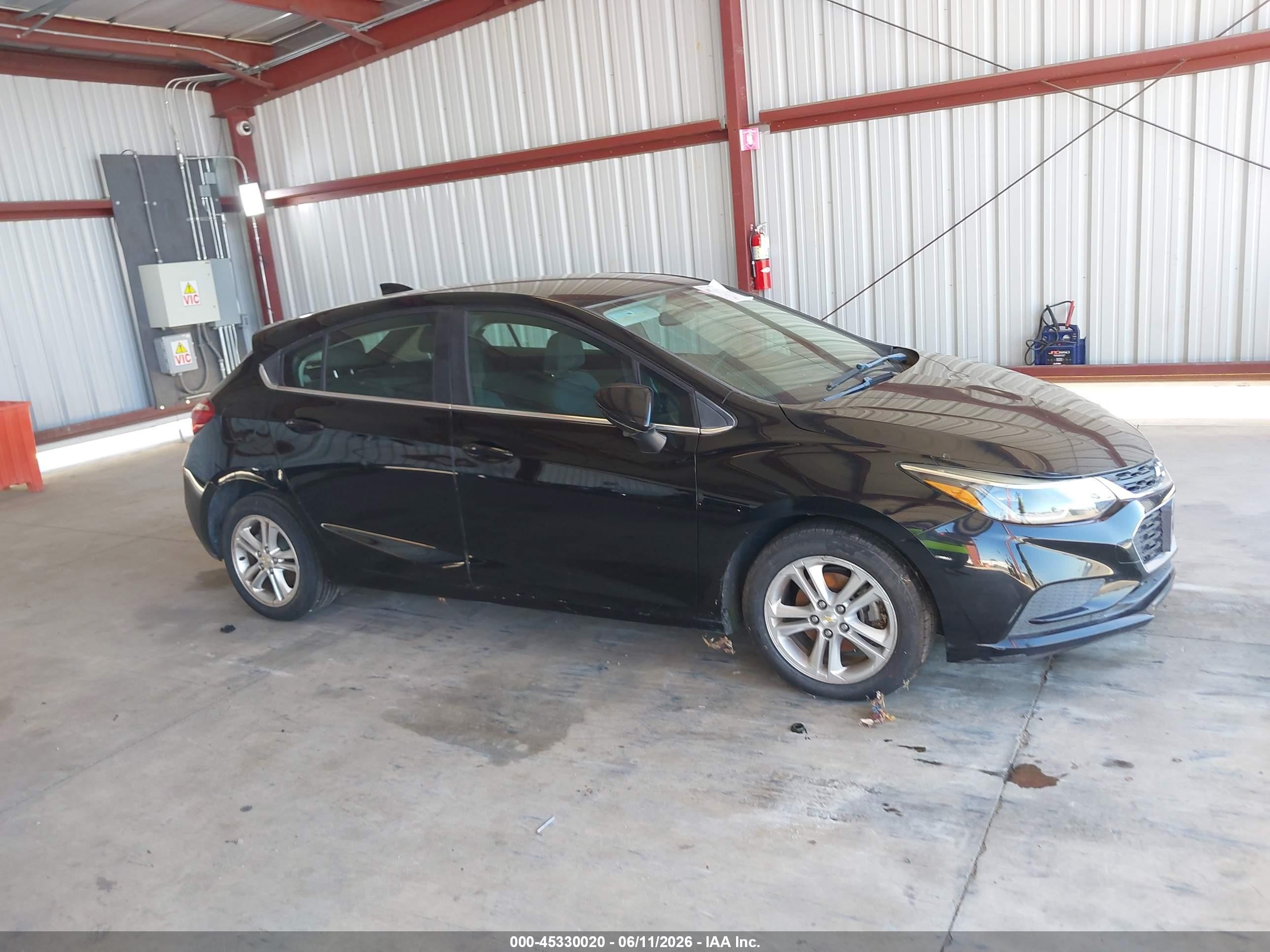 2018 Chevrolet Cruze Lt Auto Black vin: 3G1BE6SM1JS653078