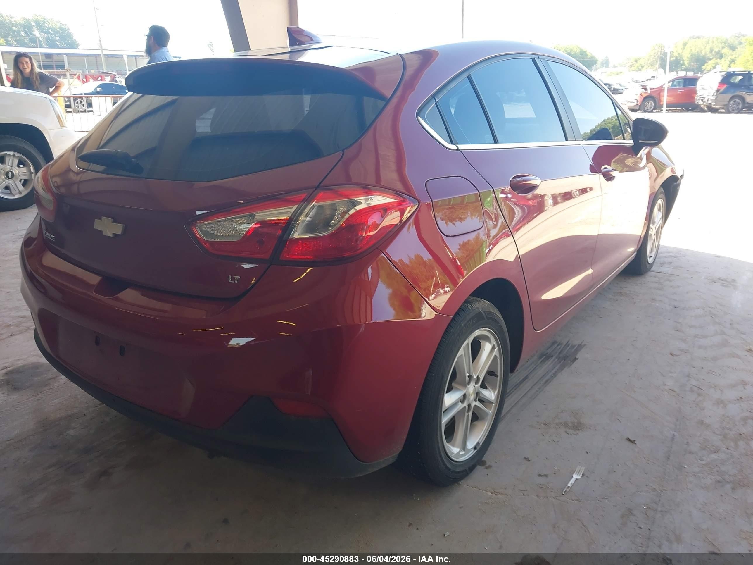 2018 Chevrolet Cruze Lt Auto Красный vin: 3G1BE6SM2JS655065