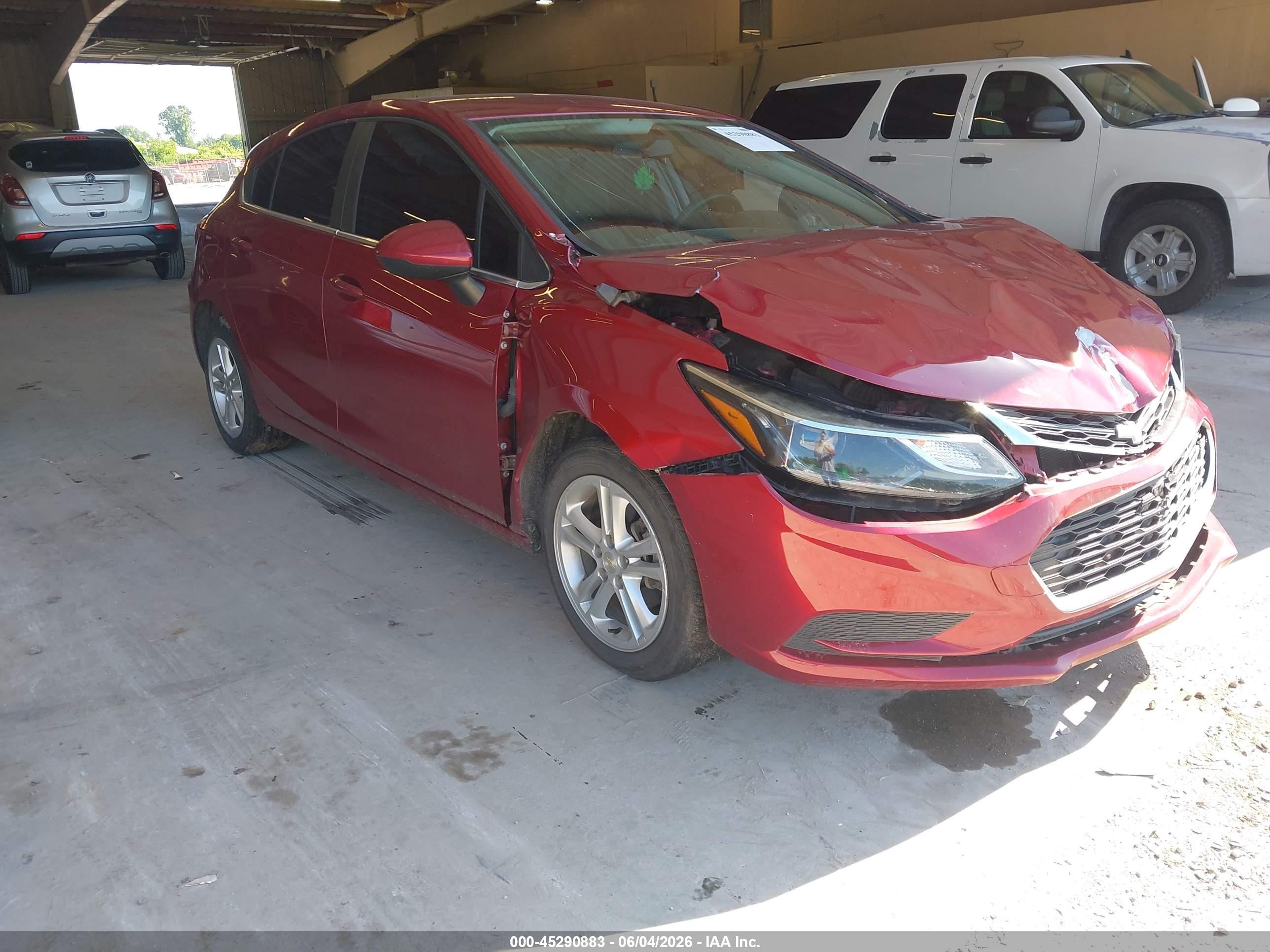2018 Chevrolet Cruze Lt Auto Red vin: 3G1BE6SM2JS655065