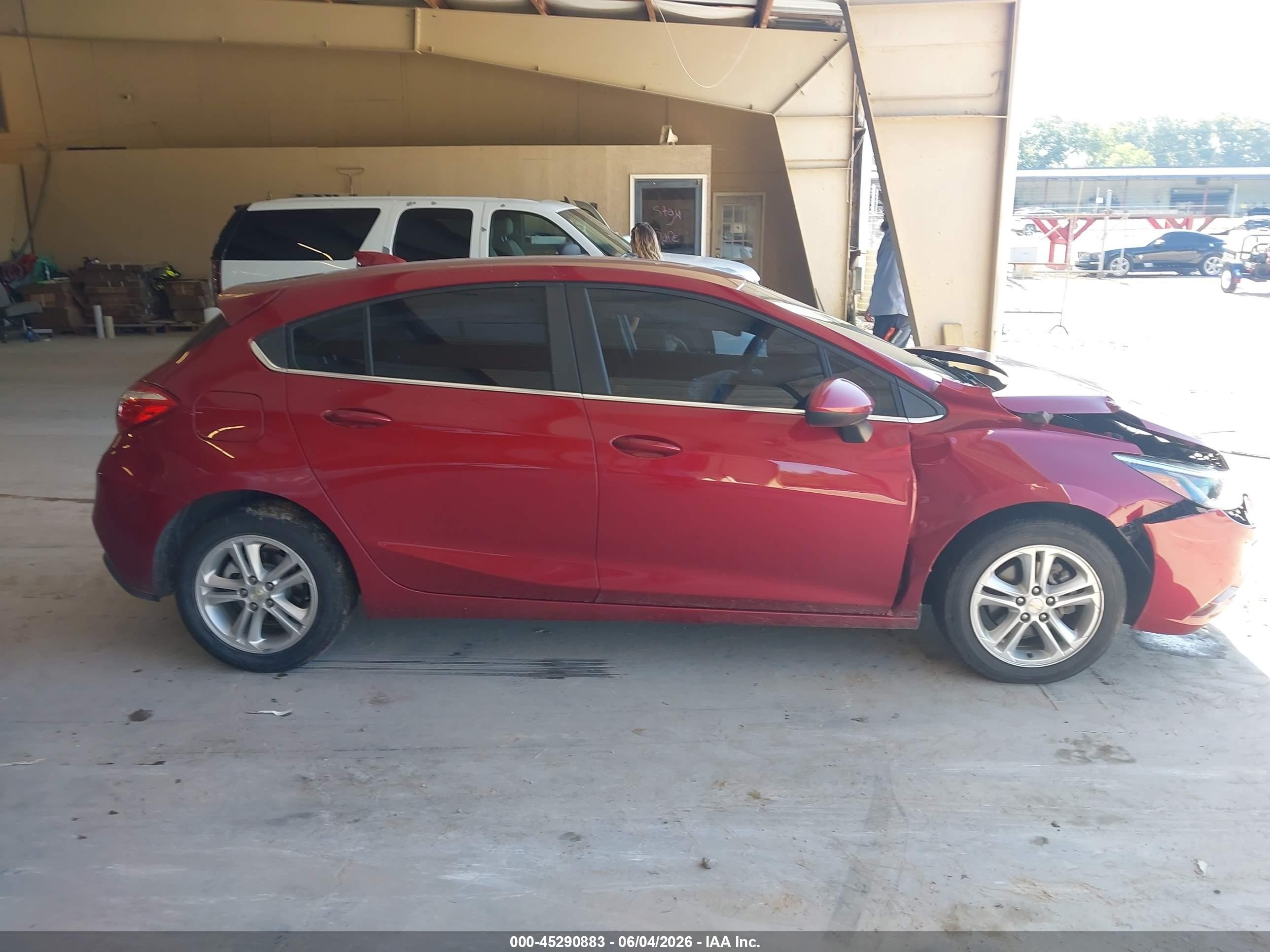 2018 Chevrolet Cruze Lt Auto Красный vin: 3G1BE6SM2JS655065