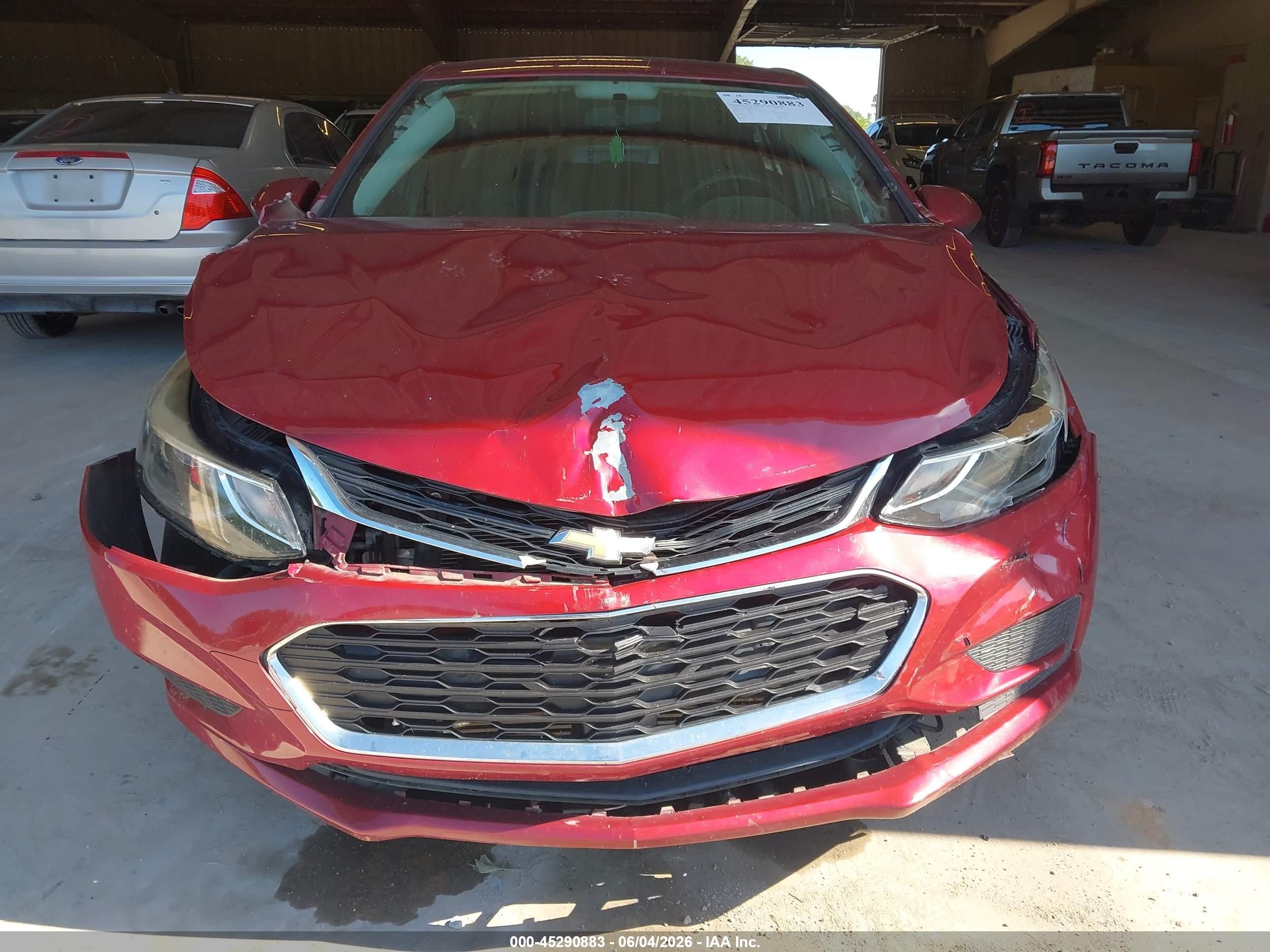 2018 Chevrolet Cruze Lt Auto Красный vin: 3G1BE6SM2JS655065