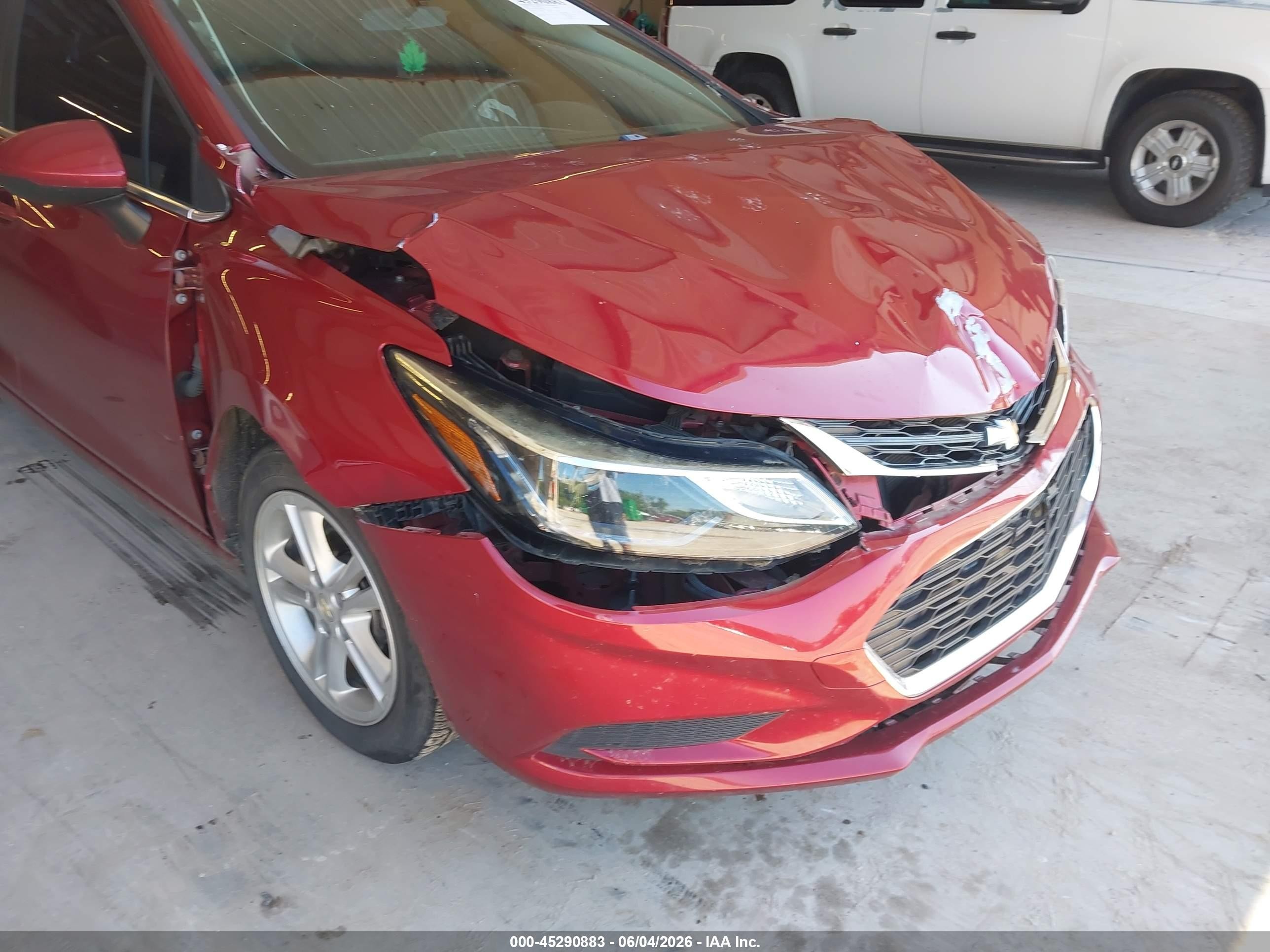 2018 Chevrolet Cruze Lt Auto Красный vin: 3G1BE6SM2JS655065