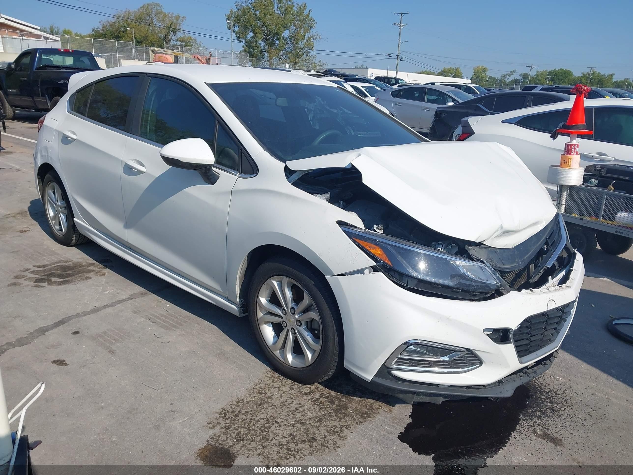 2017 Chevrolet Cruze Lt Auto White vin: 3G1BE6SM3HS578183