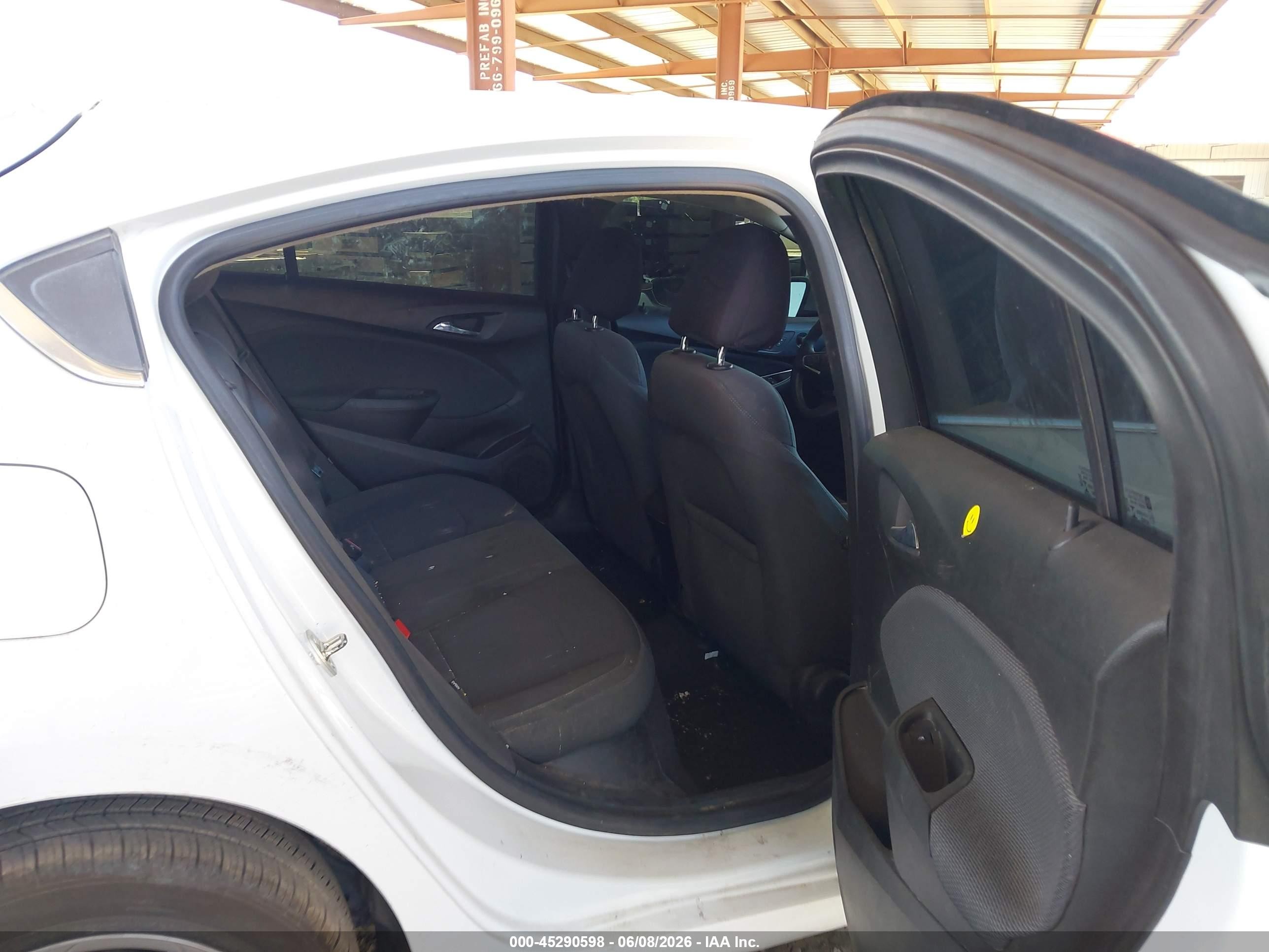 2018 Chevrolet Cruze Lt Auto White vin: 3G1BE6SM4JS652815