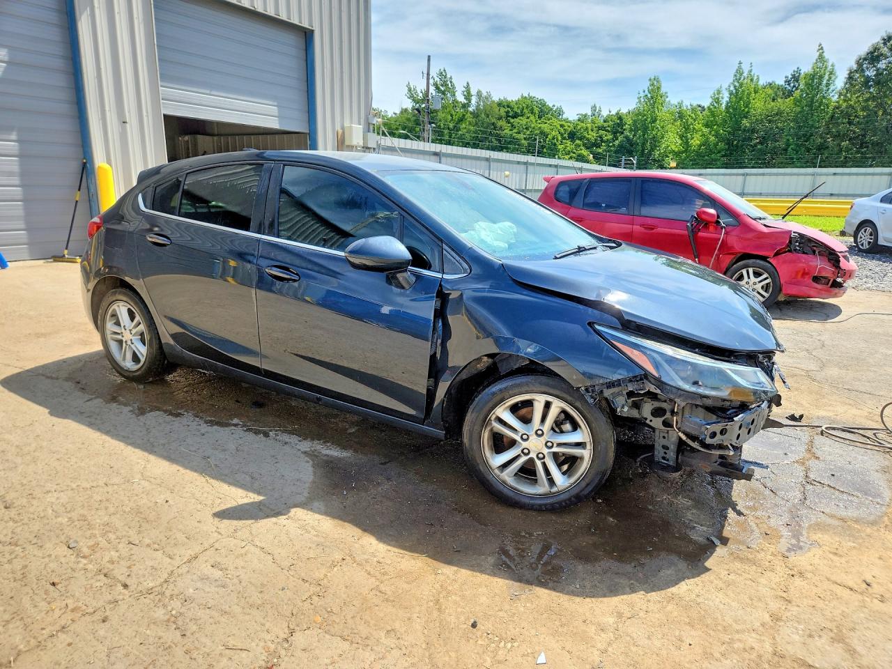 2017 Chevrolet Cruze Lt Угольный vin: 3G1BE6SM5HS578833