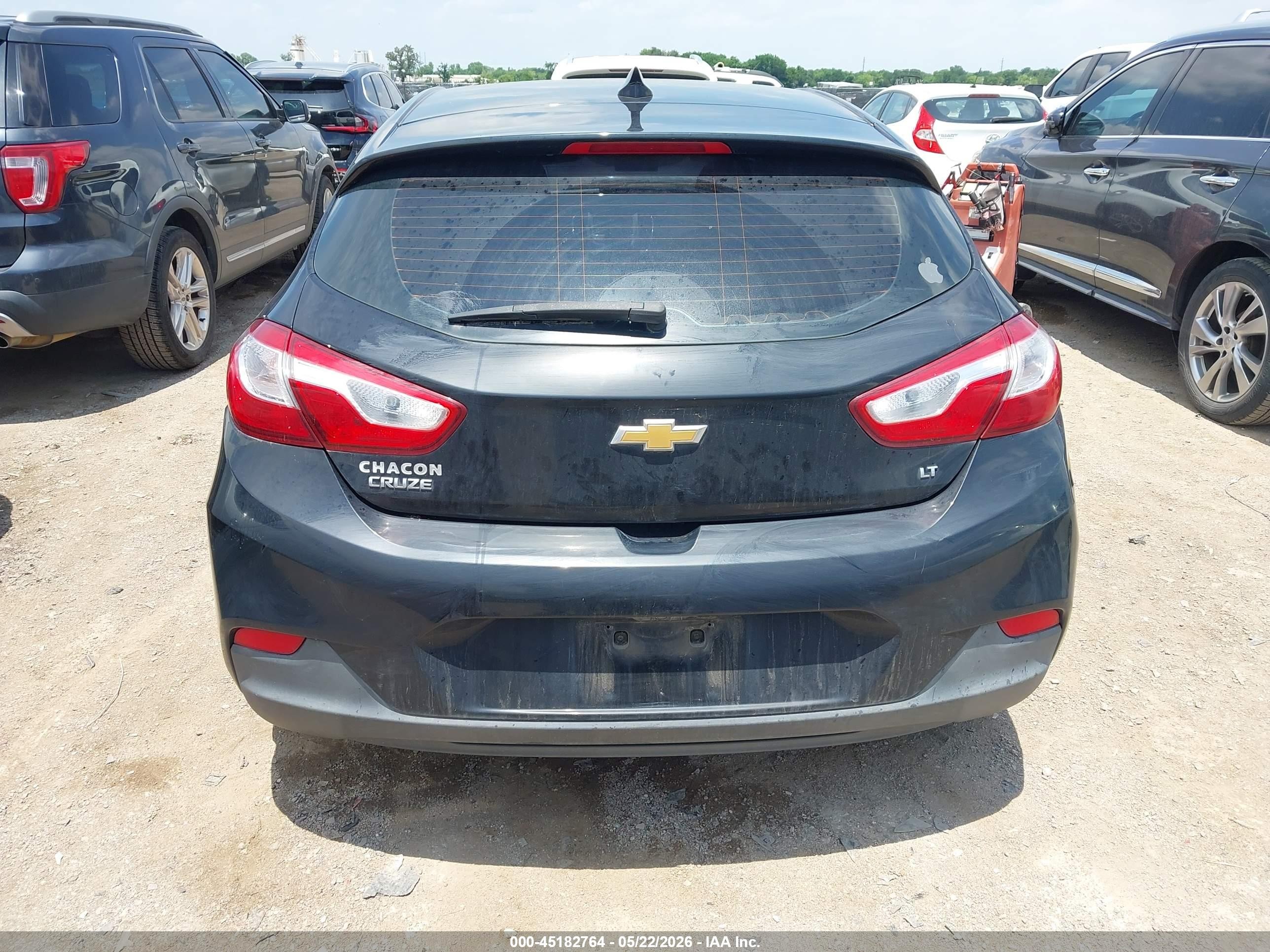 2018 Chevrolet Cruze Lt Auto Черный vin: 3G1BE6SM5JS638034
