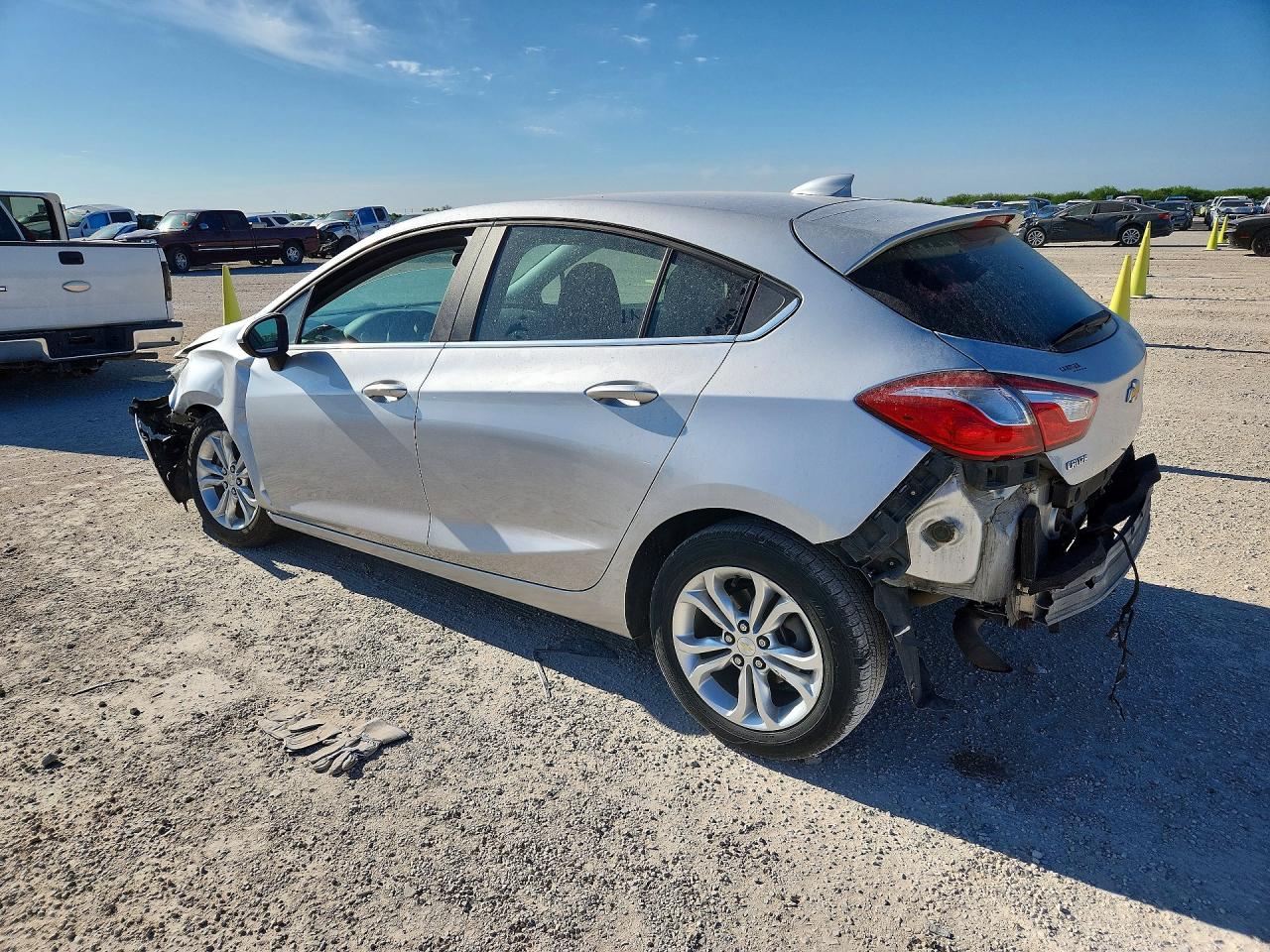 2019 Chevrolet Cruze Lt Silver vin: 3G1BE6SM6KS540826