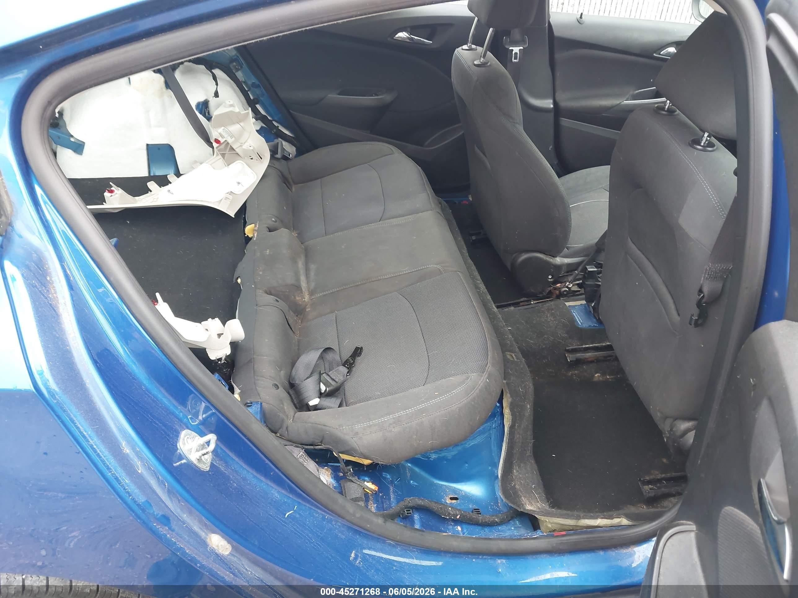 2017 Chevrolet Cruze Lt Auto Blue vin: 3G1BE6SM7HS545946