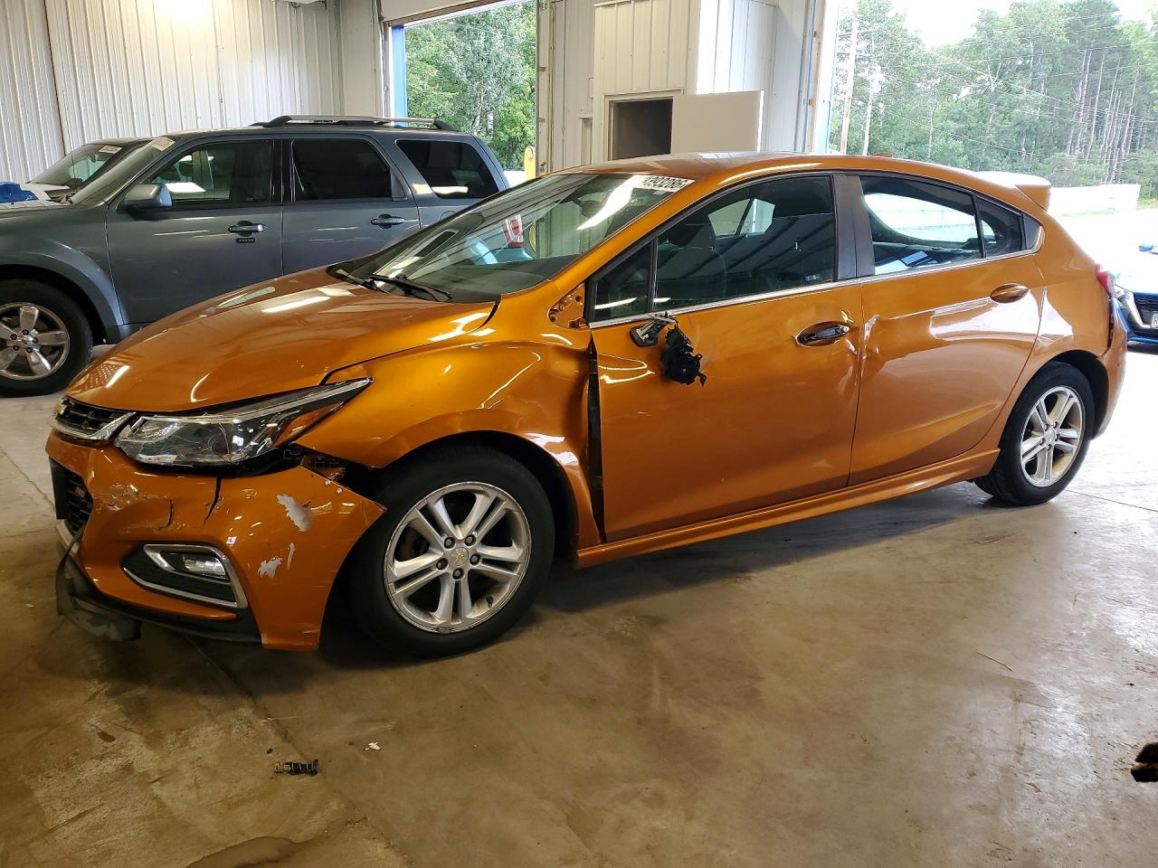 2017 Chevrolet Cruze Lt Orange vin: 3G1BE6SM9HS546970