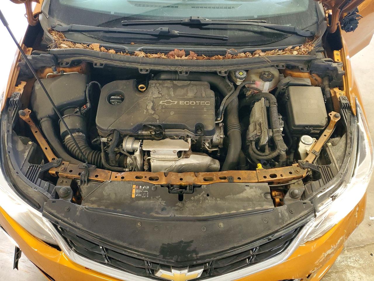 2017 Chevrolet Cruze Lt Orange vin: 3G1BE6SM9HS546970