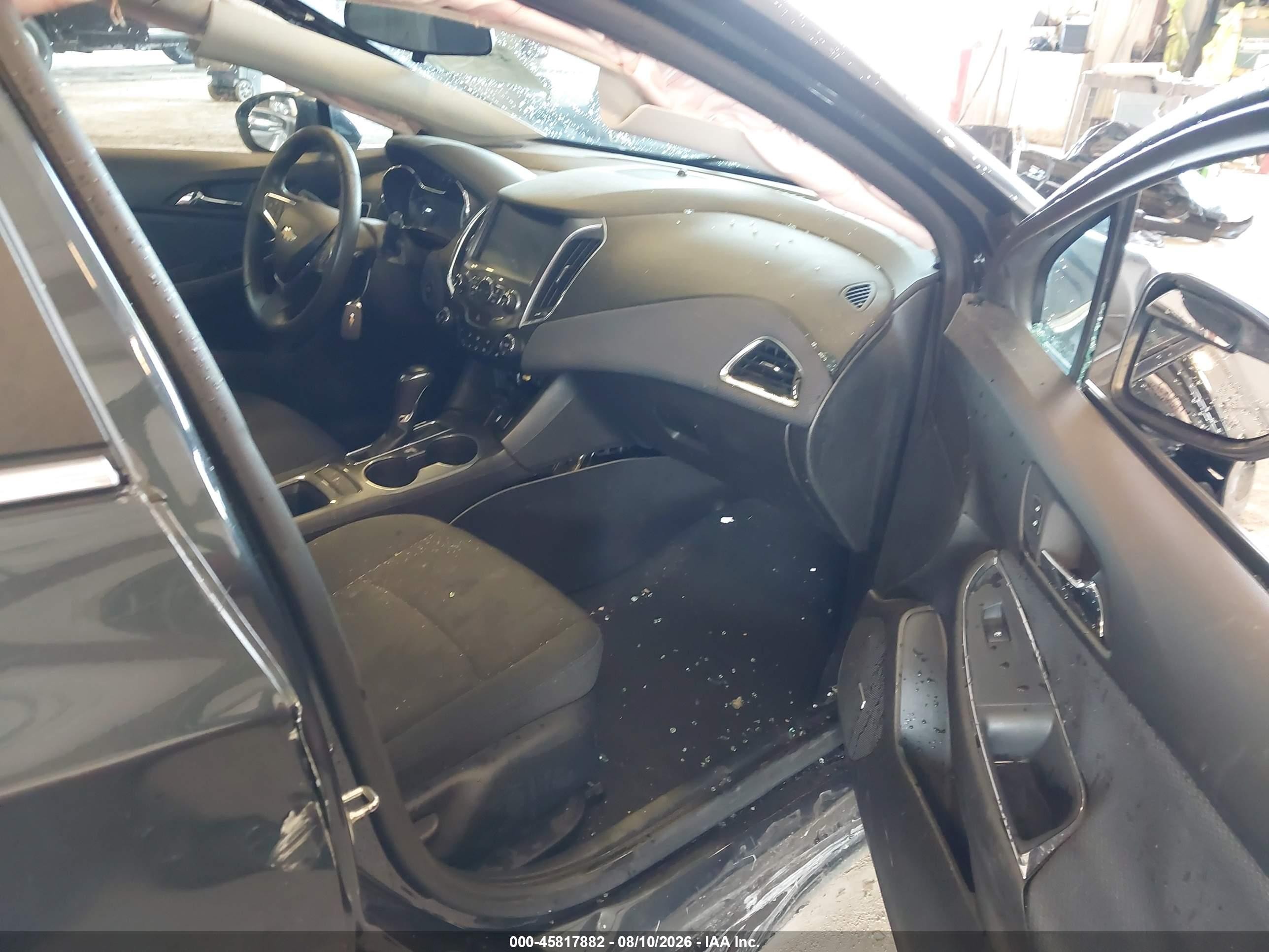 2017 Chevrolet Cruze Lt Auto Серый vin: 3G1BE6SMXHS573398