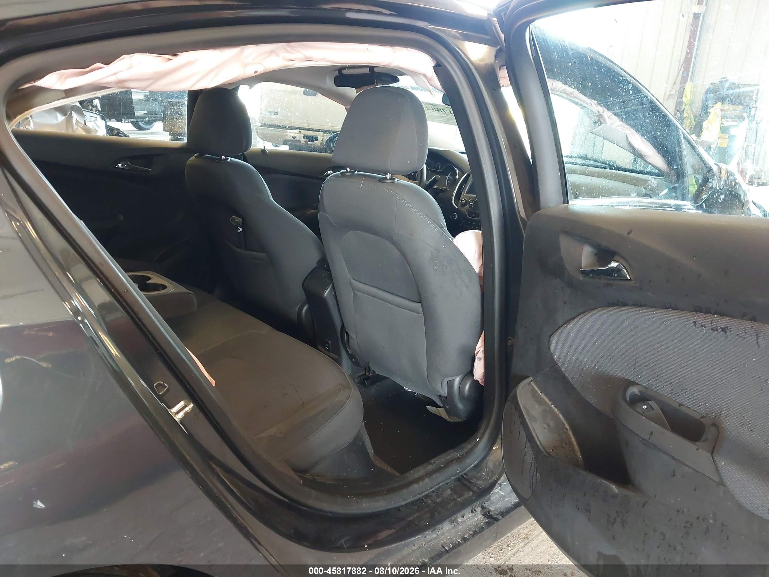 2017 Chevrolet Cruze Lt Auto Серый vin: 3G1BE6SMXHS573398