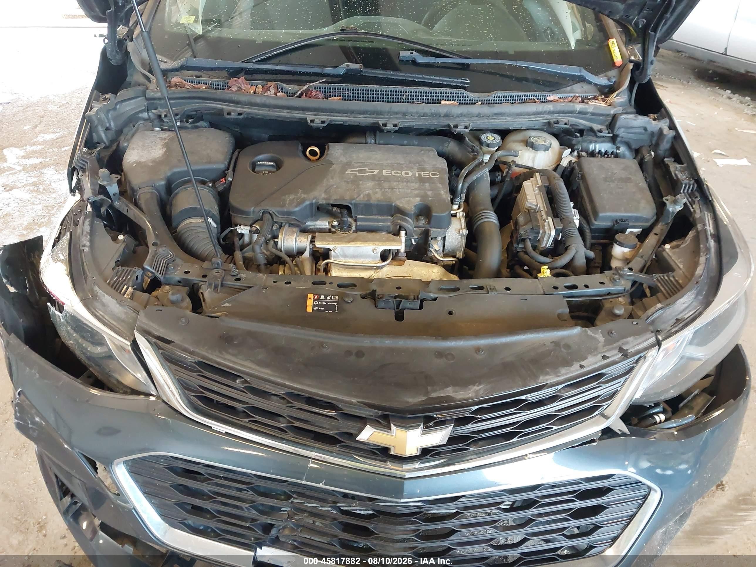 2017 Chevrolet Cruze Lt Auto Серый vin: 3G1BE6SMXHS573398