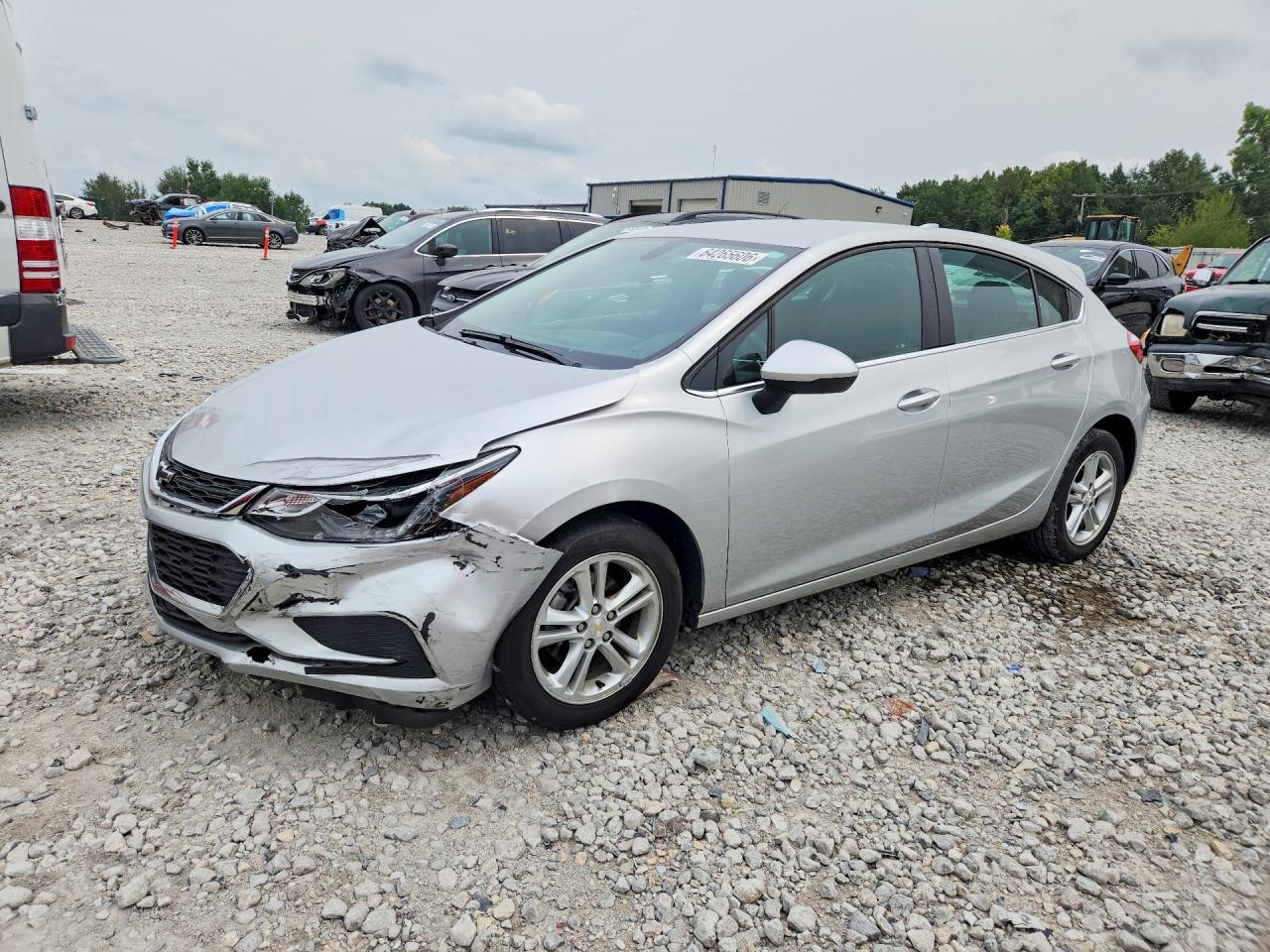 2018 Chevrolet Cruze Lt Silver vin: 3G1BE6SMXJS606695