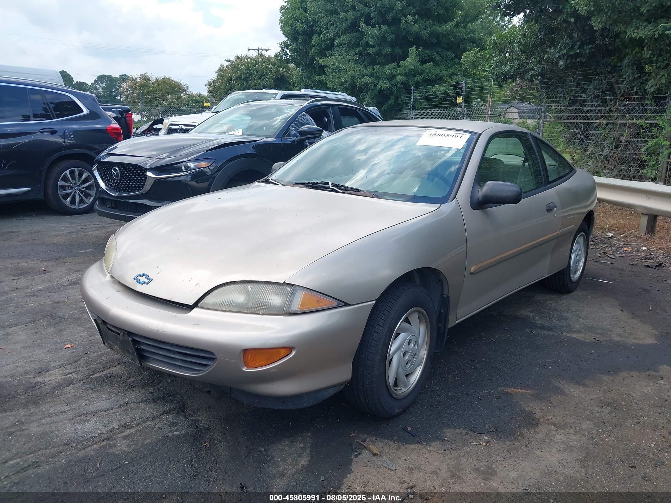 1996 Chevrolet Cavalier   Gold vin: 3G1JC124XTS884956