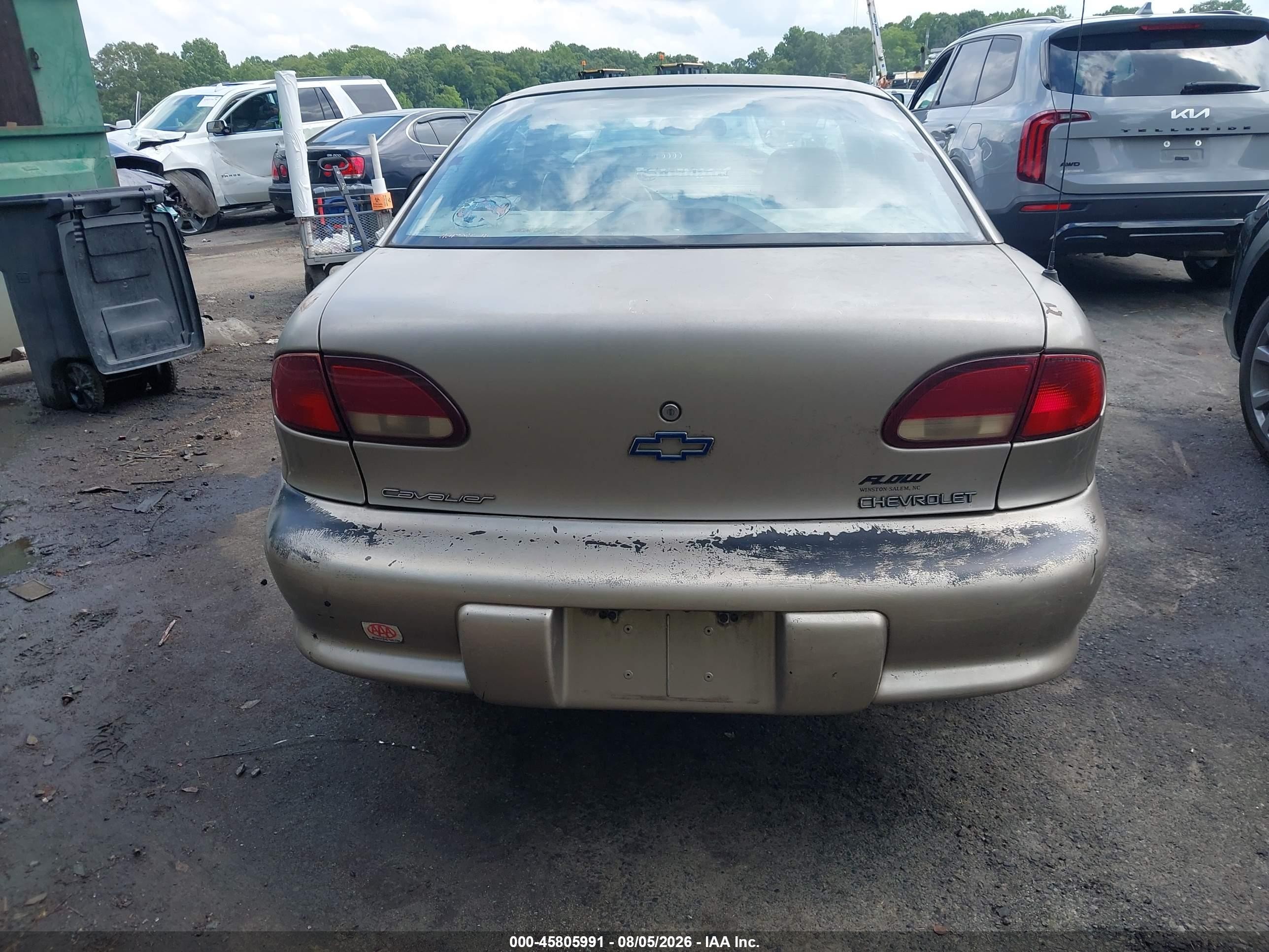 1996 Chevrolet Cavalier   Gold vin: 3G1JC124XTS884956