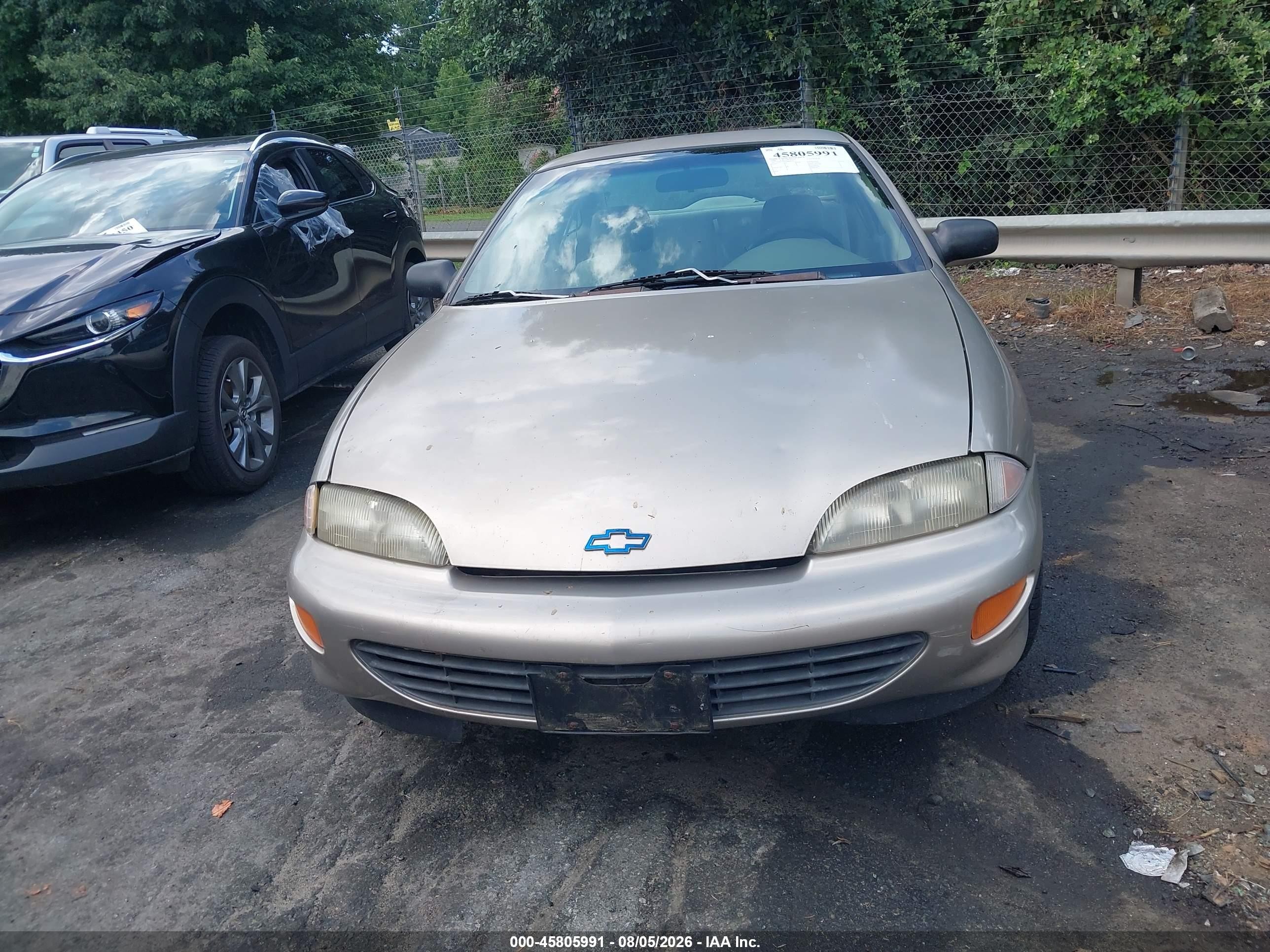 1996 Chevrolet Cavalier   Gold vin: 3G1JC124XTS884956