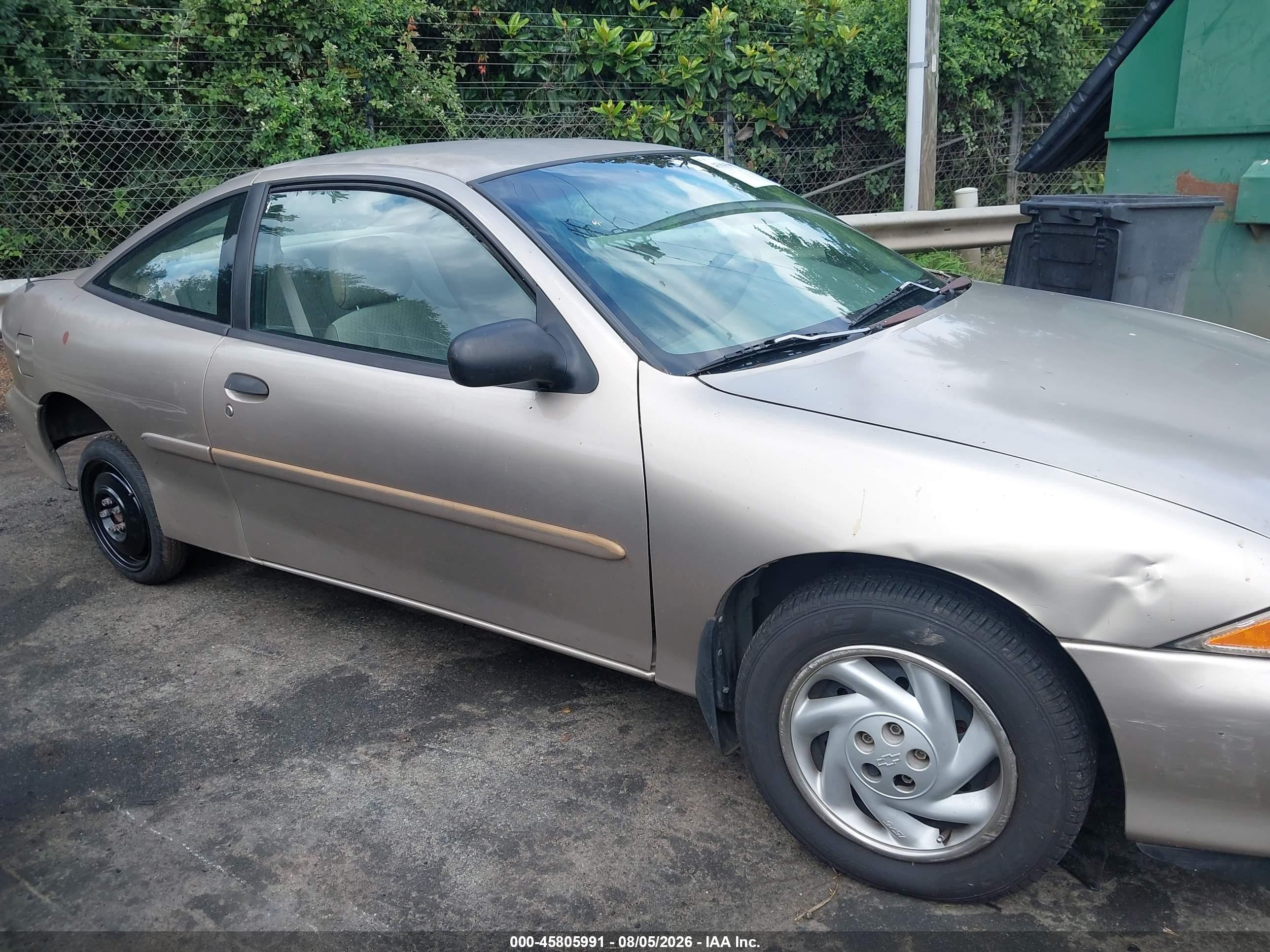 1996 Chevrolet Cavalier   Gold vin: 3G1JC124XTS884956