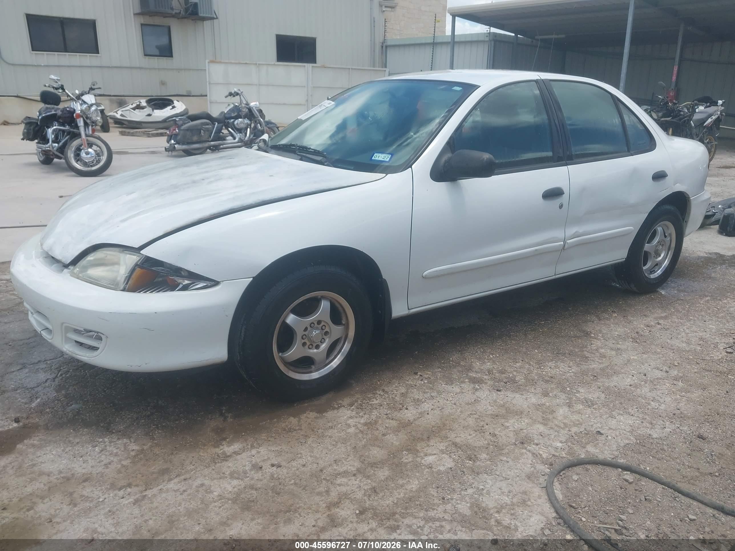 2000 Chevrolet Cavalier   White vin: 3G1JC5242YS162122