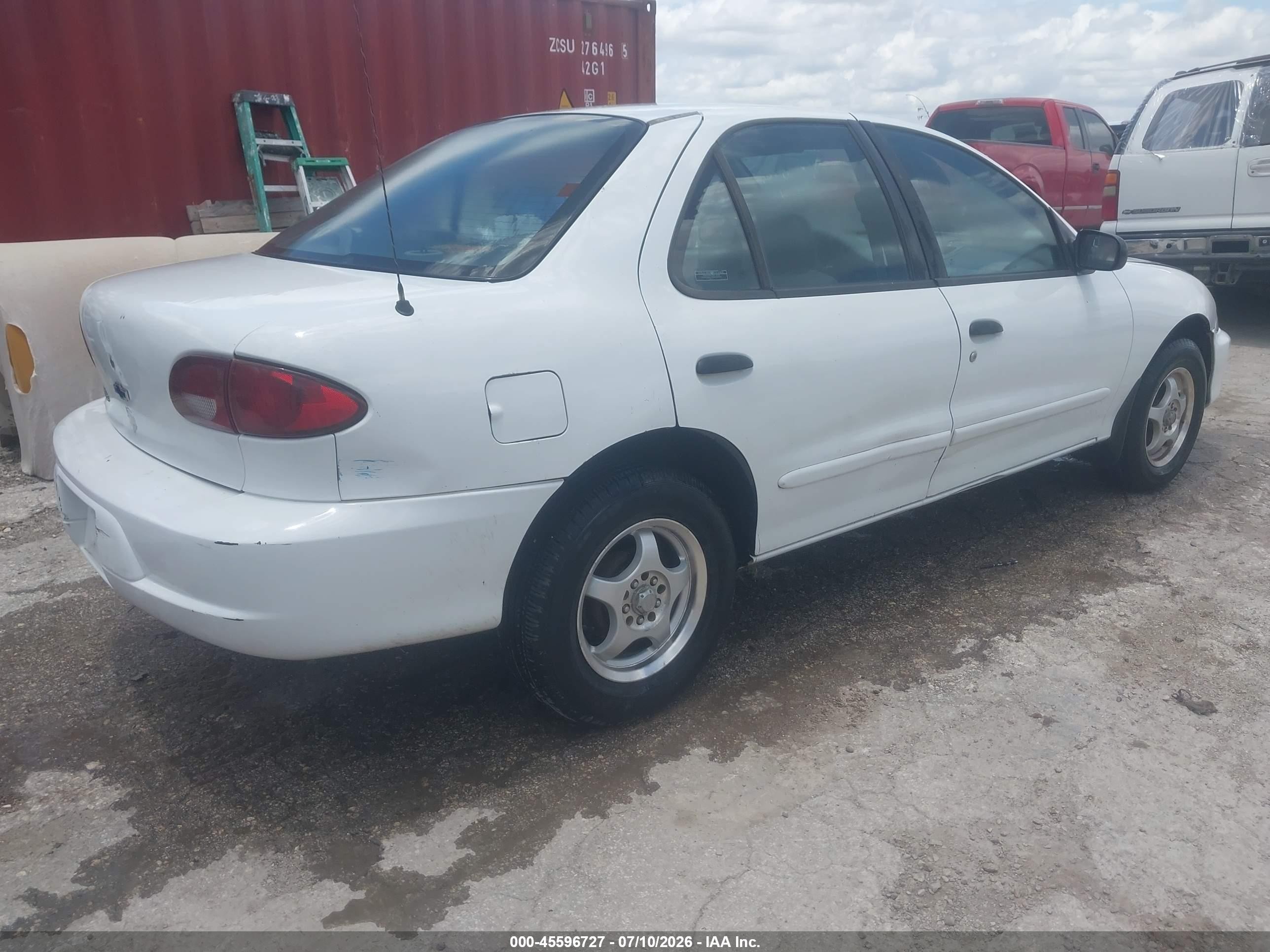 2000 Chevrolet Cavalier   White vin: 3G1JC5242YS162122