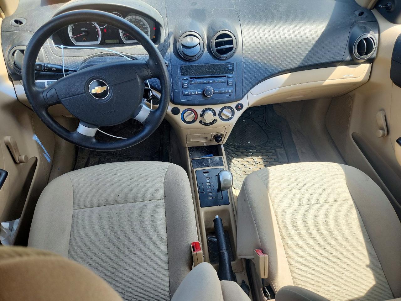 2009 Chevrolet Aveo Beige vin: 3G1TV55E99L120193