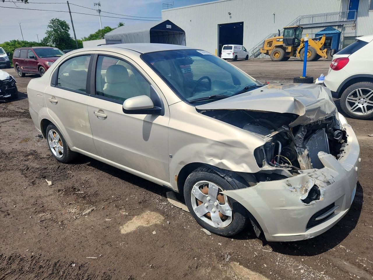 2009 Chevrolet Aveo Beige vin: 3G1TV55E99L120193