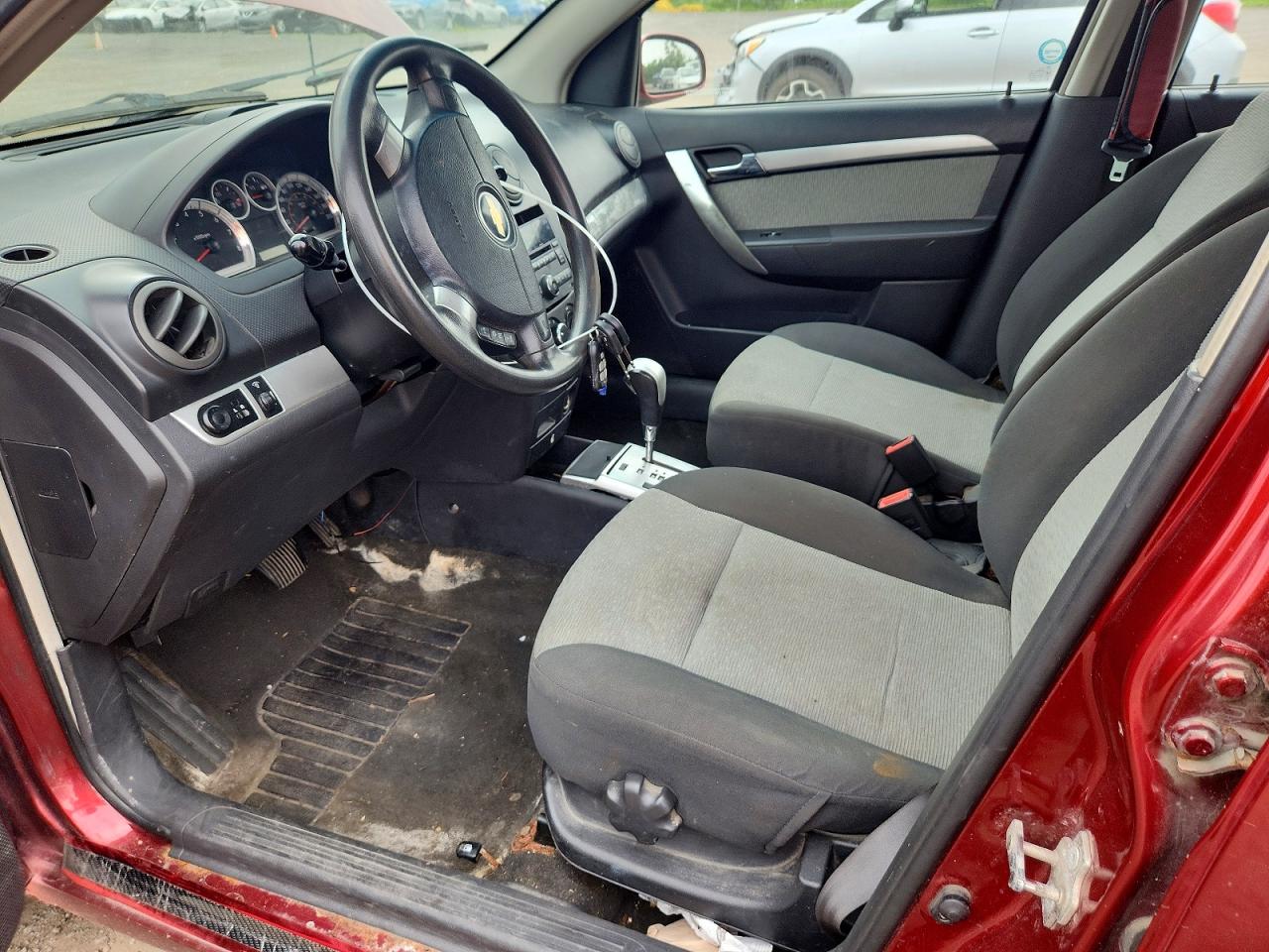 2009 Chevrolet Aveo Lt Red vin: 3G1TX65E69L130664