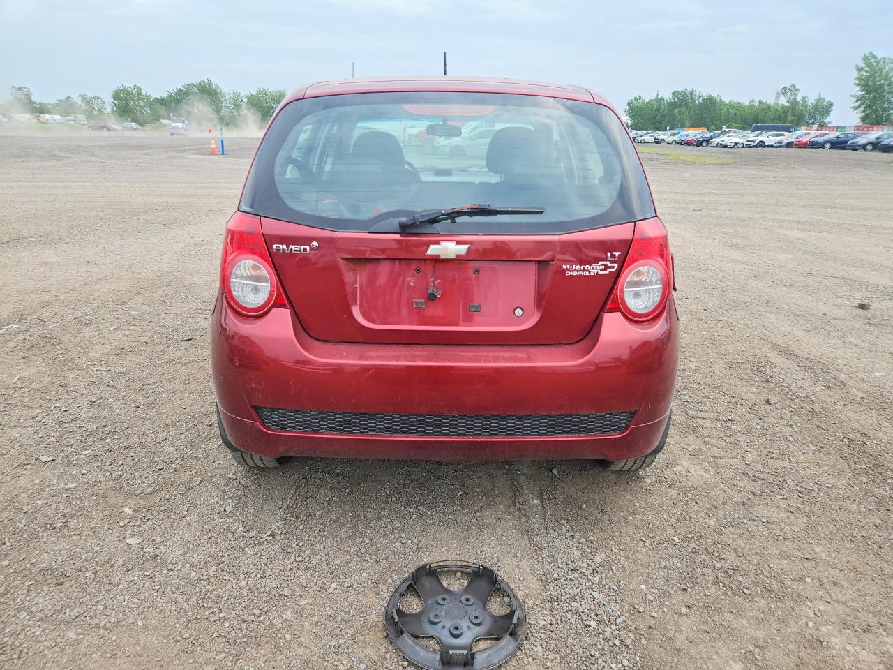 2009 Chevrolet Aveo Lt Red vin: 3G1TX65E69L130664
