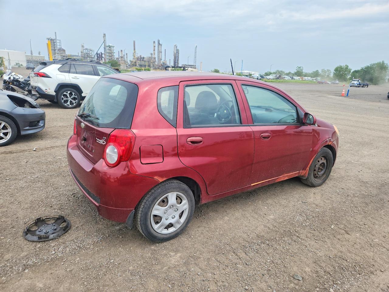 2009 Chevrolet Aveo Lt Red vin: 3G1TX65E69L130664
