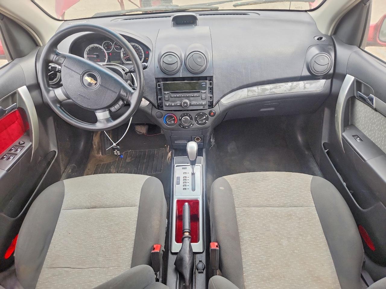 2009 Chevrolet Aveo Lt Red vin: 3G1TX65E69L130664