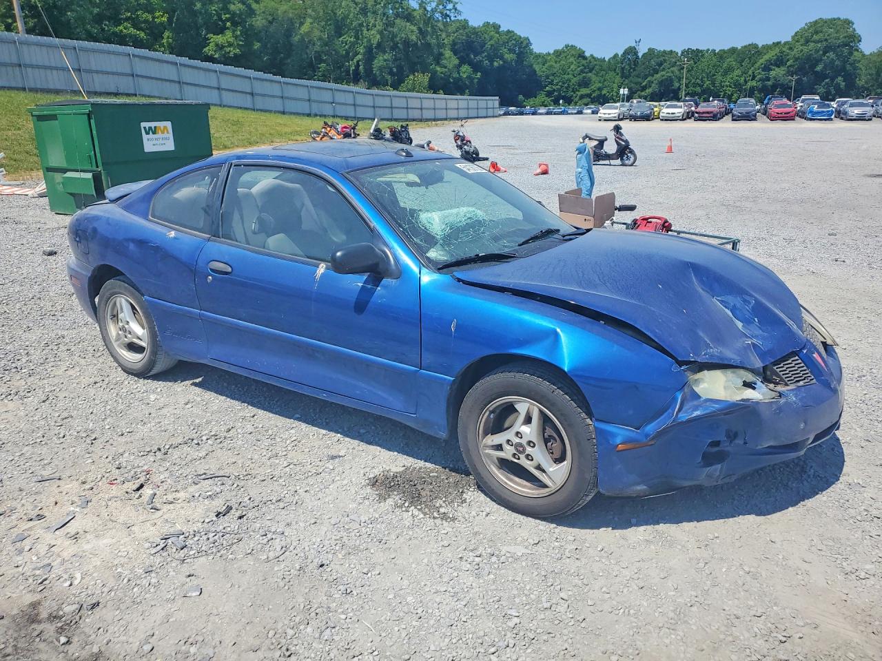 2005 Pontiac Sunfire Blue vin: 3G2JB12F05S183958