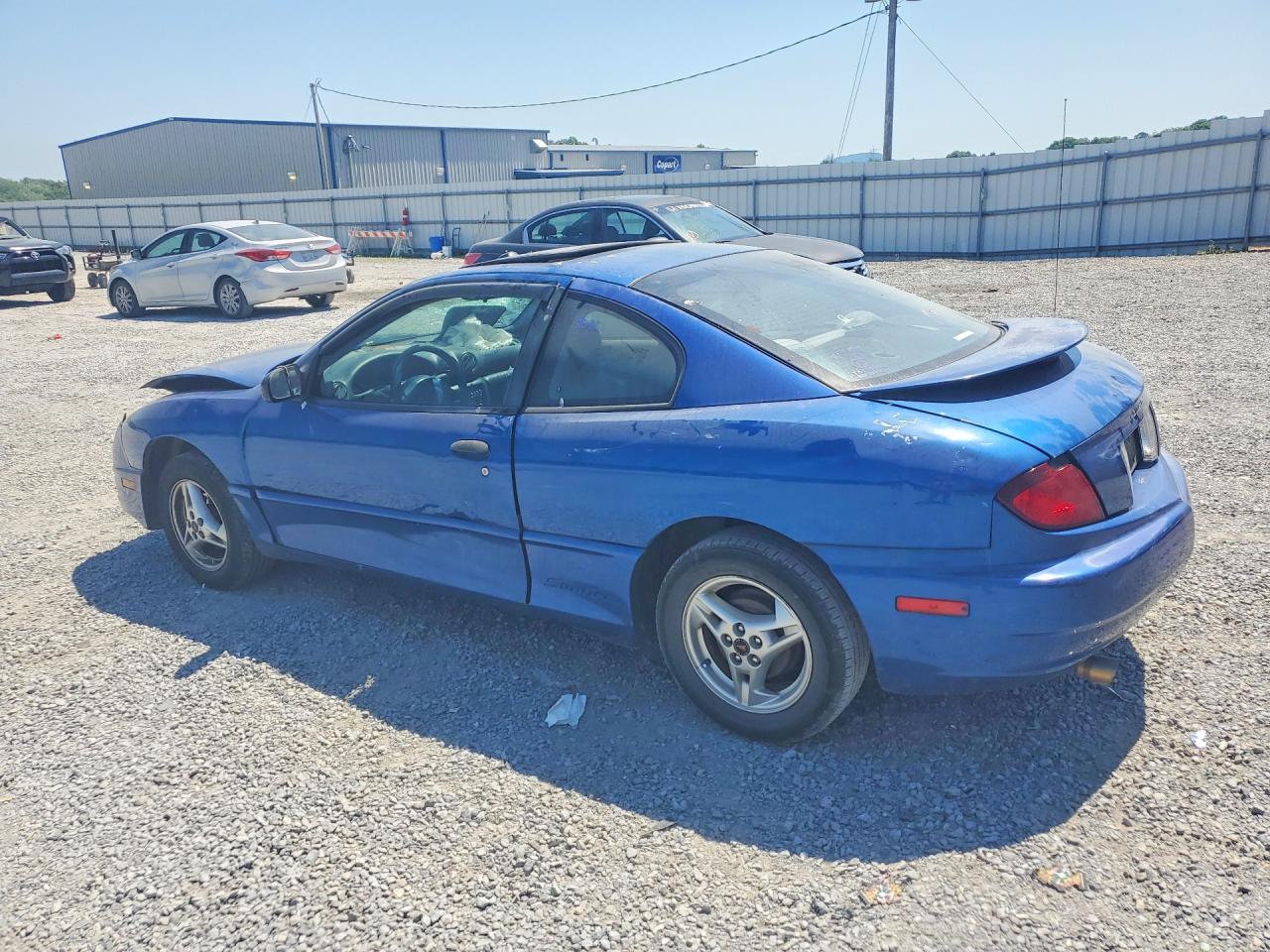 2005 Pontiac Sunfire Blue vin: 3G2JB12F05S183958
