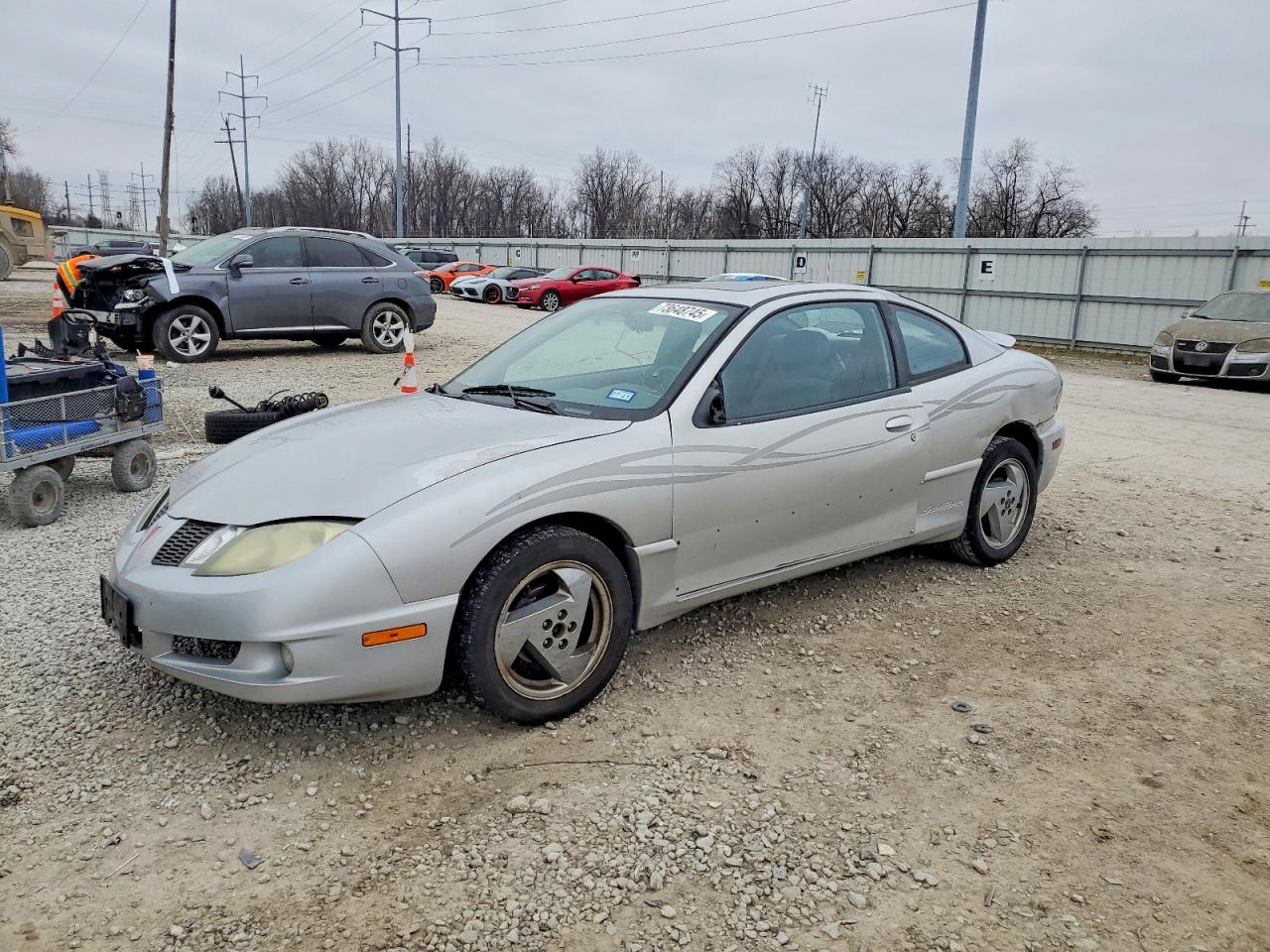 2004 Pontiac Sunfire Silver vin: 3G2JB12F34S163430